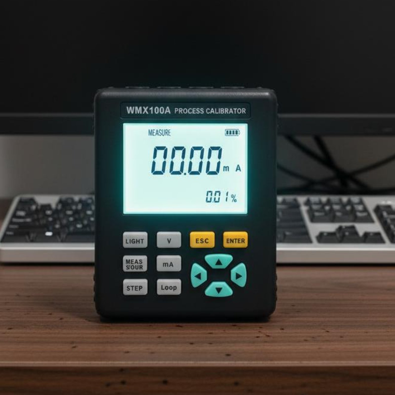 Handheld Process Calibrator Backlit LCD Display Mini Waveform Generator