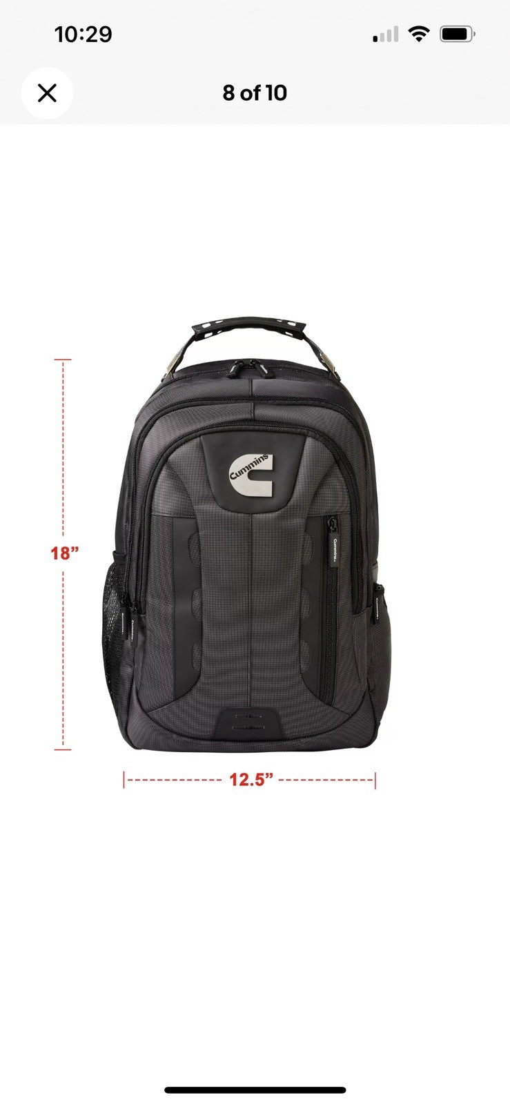Cummins Turbo Backpack BNWT