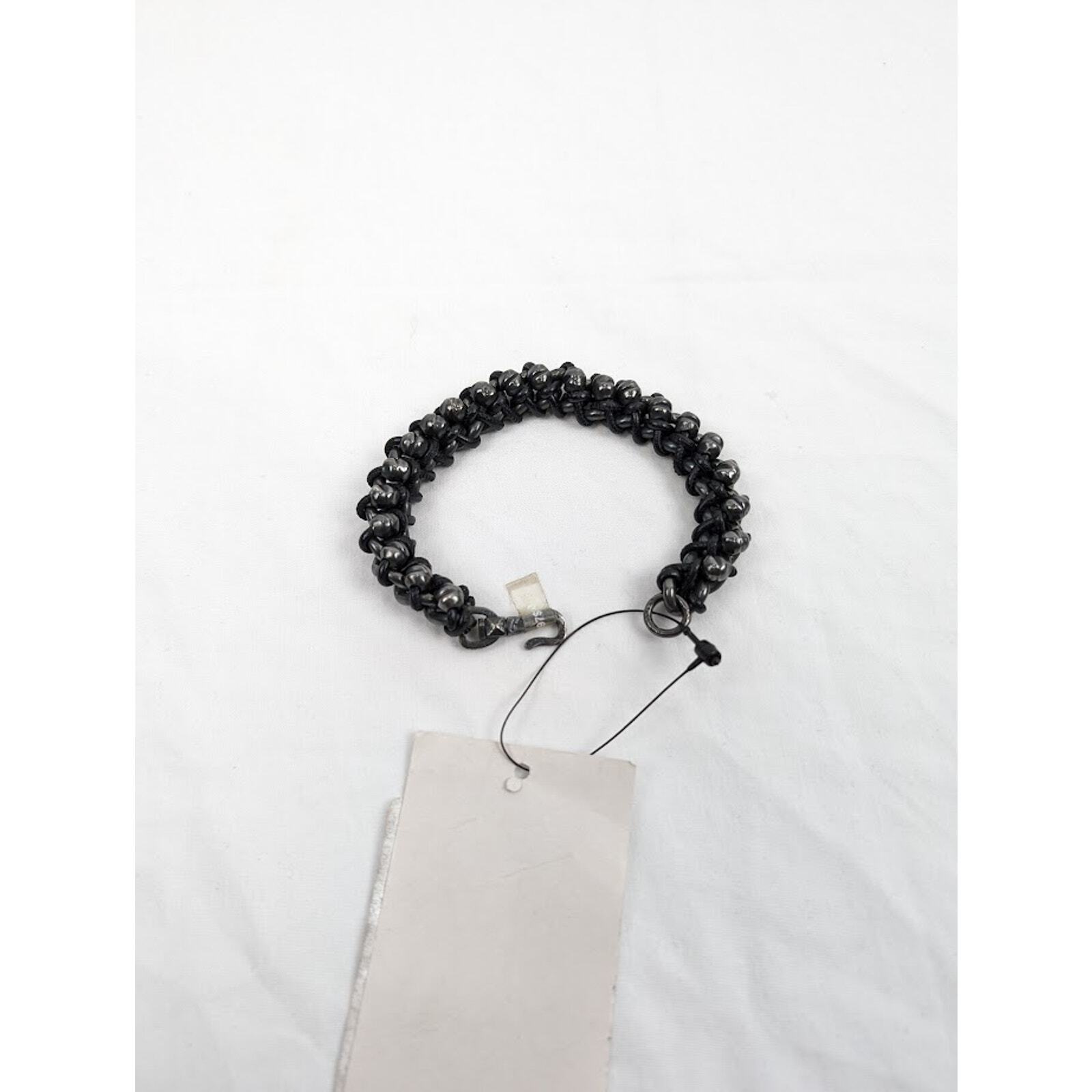 Bottega Veneta  Ossidato/Nappa Bracelet in Naturale/Nero BNWB S