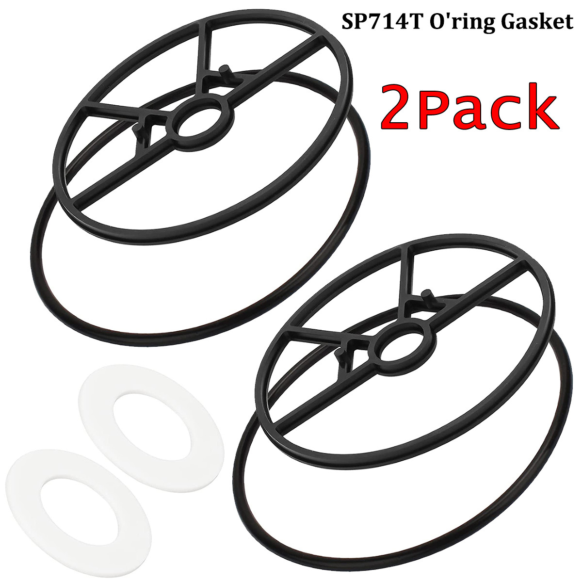 2Pack Variflo XL Valve 1-1/2" SP714T O'ring Gasket Rebuild Parts Kit for Hayward