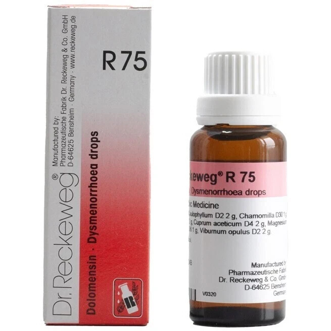 Dr. Reckeweg R75 ,22ml | Natural Menstrual Support for Women’s Comfort pack of 1