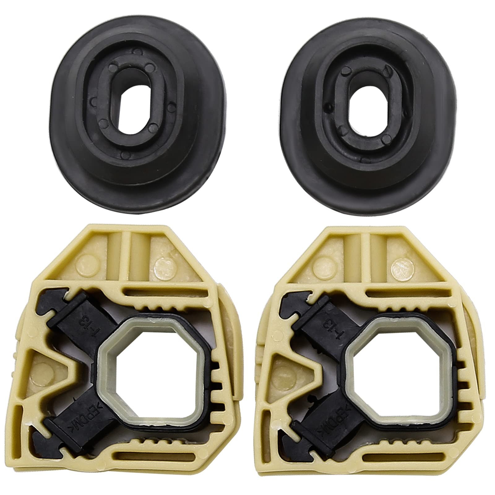 Upper Lower Radiator Mount,4Pack Rubber Radiator Water Tank Support Replaceme...