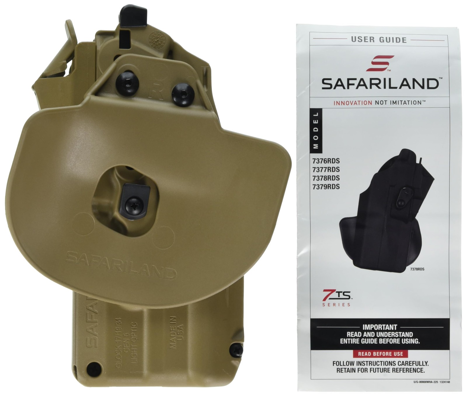 Safariland 7378Rds Als Automatic Locking System Duty Holster Red Dot Sight