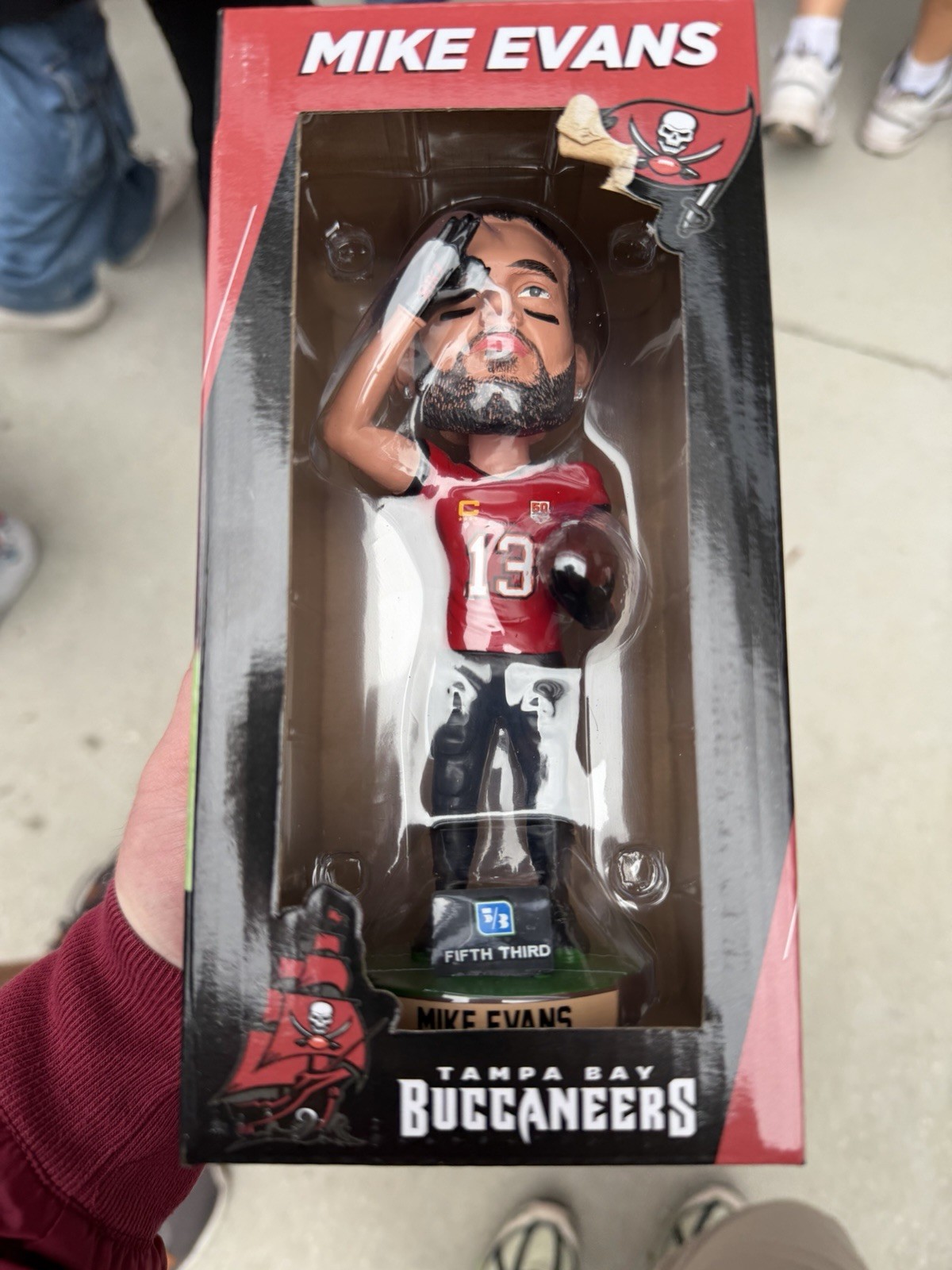 NIB Tampa Bay Buccaneers Mike Evans Bobblehead SGA 1.3.26 Limited Edition  13000