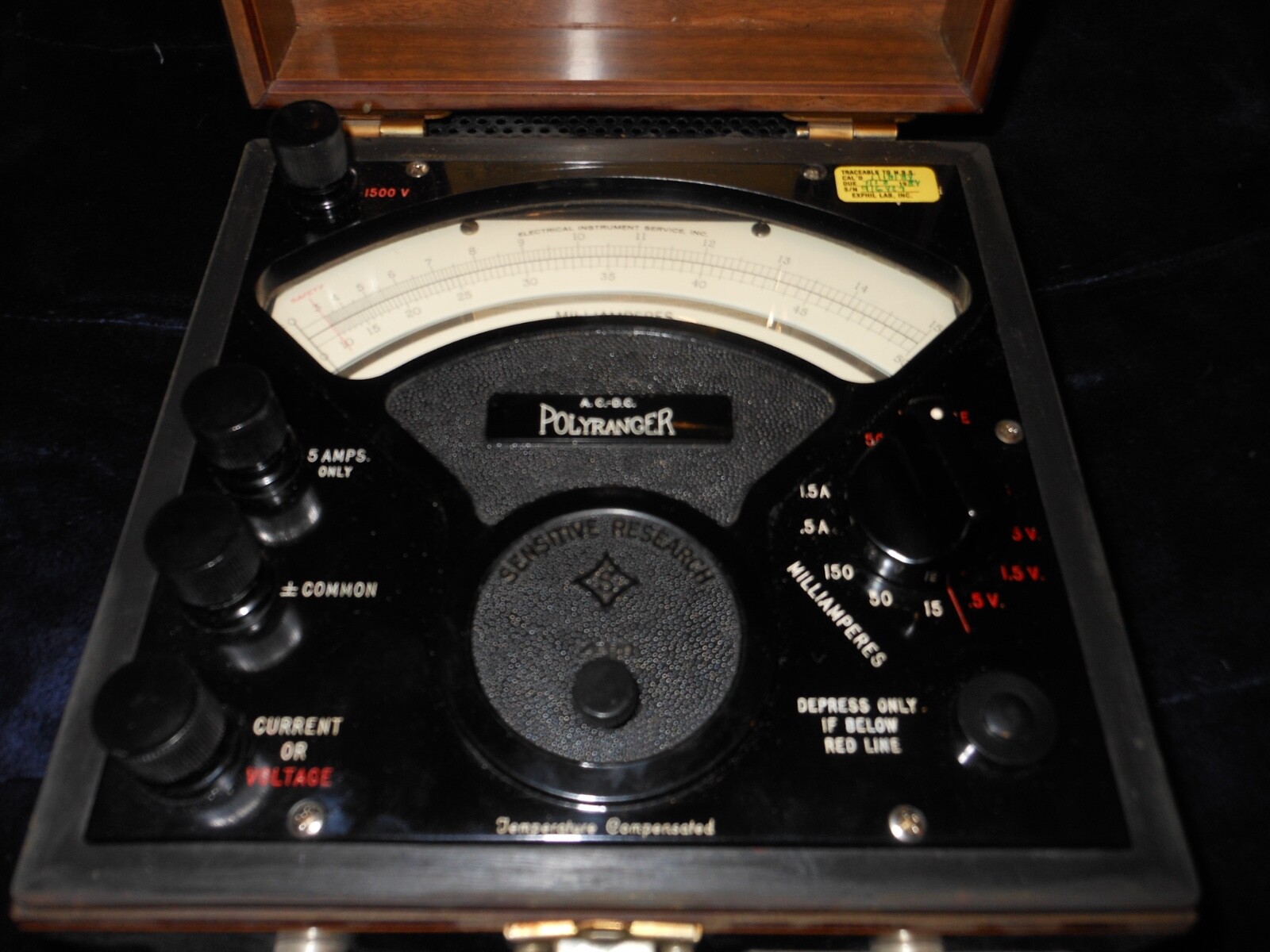 Sensitive Research Instrument Corp. Polyranger Universal AC/DC MODEL A