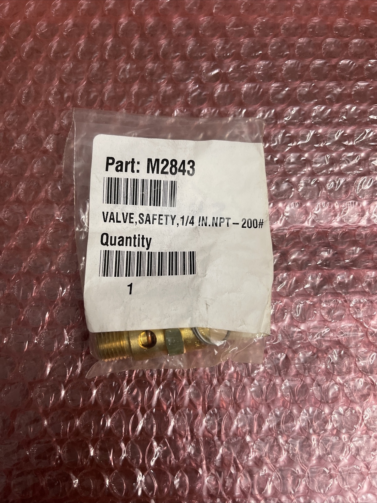 M2843 Valve Safety 1/4 IN. NPT - 200# OEM Champion