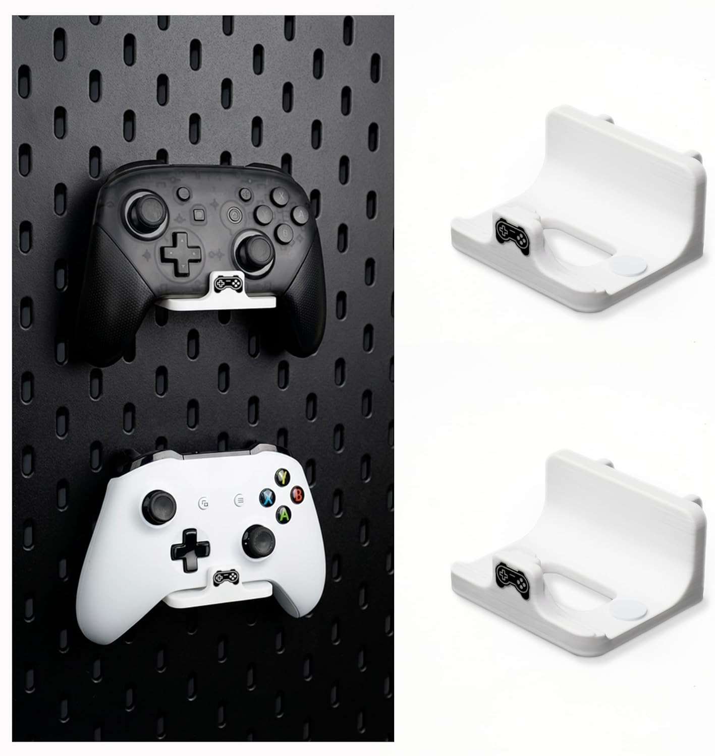 Pegboard Controller Holder Stand for Playstation2/3/4/5, Switch Pro/2, Xbox Cont