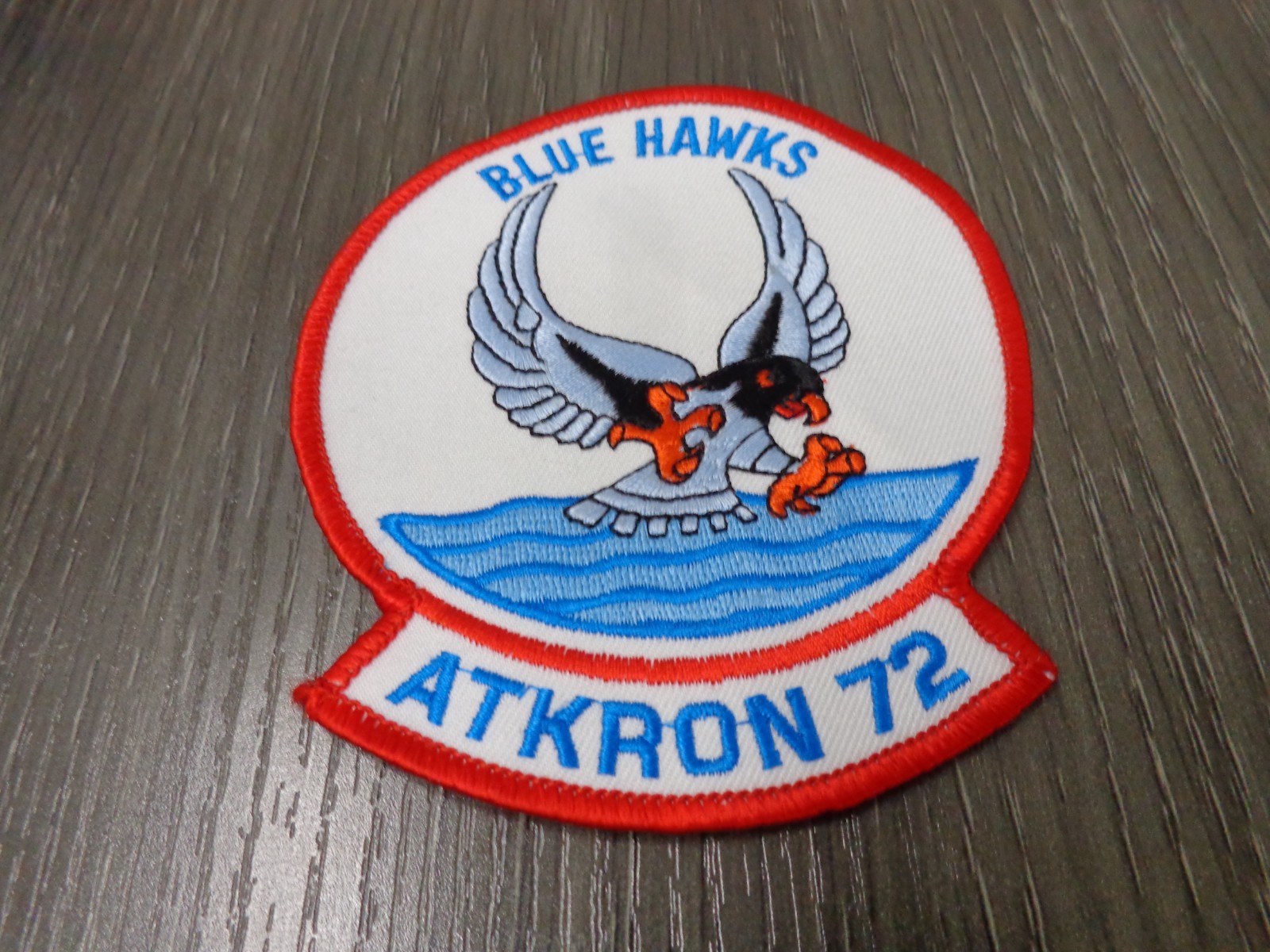 4" NAVY VA-72 BLUE HAWKS ATKRON 72 FIXED WING SQUADRON EMBROIDERED PATCH NEW