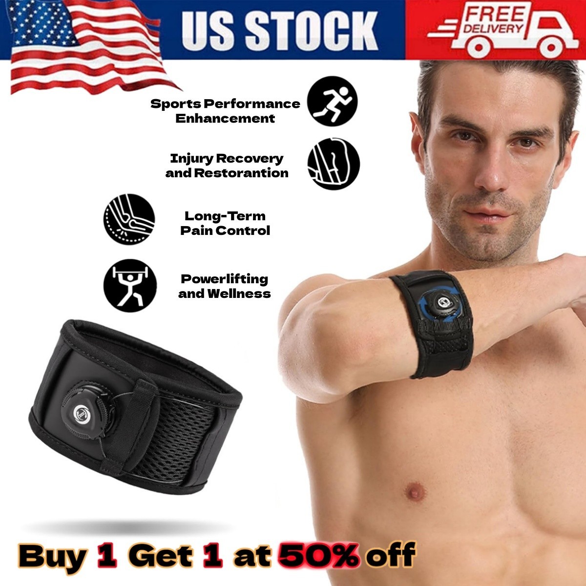 Copper Elbow Compression Sleeve Elbow Brace For Tennis  Arthritis Bursitis