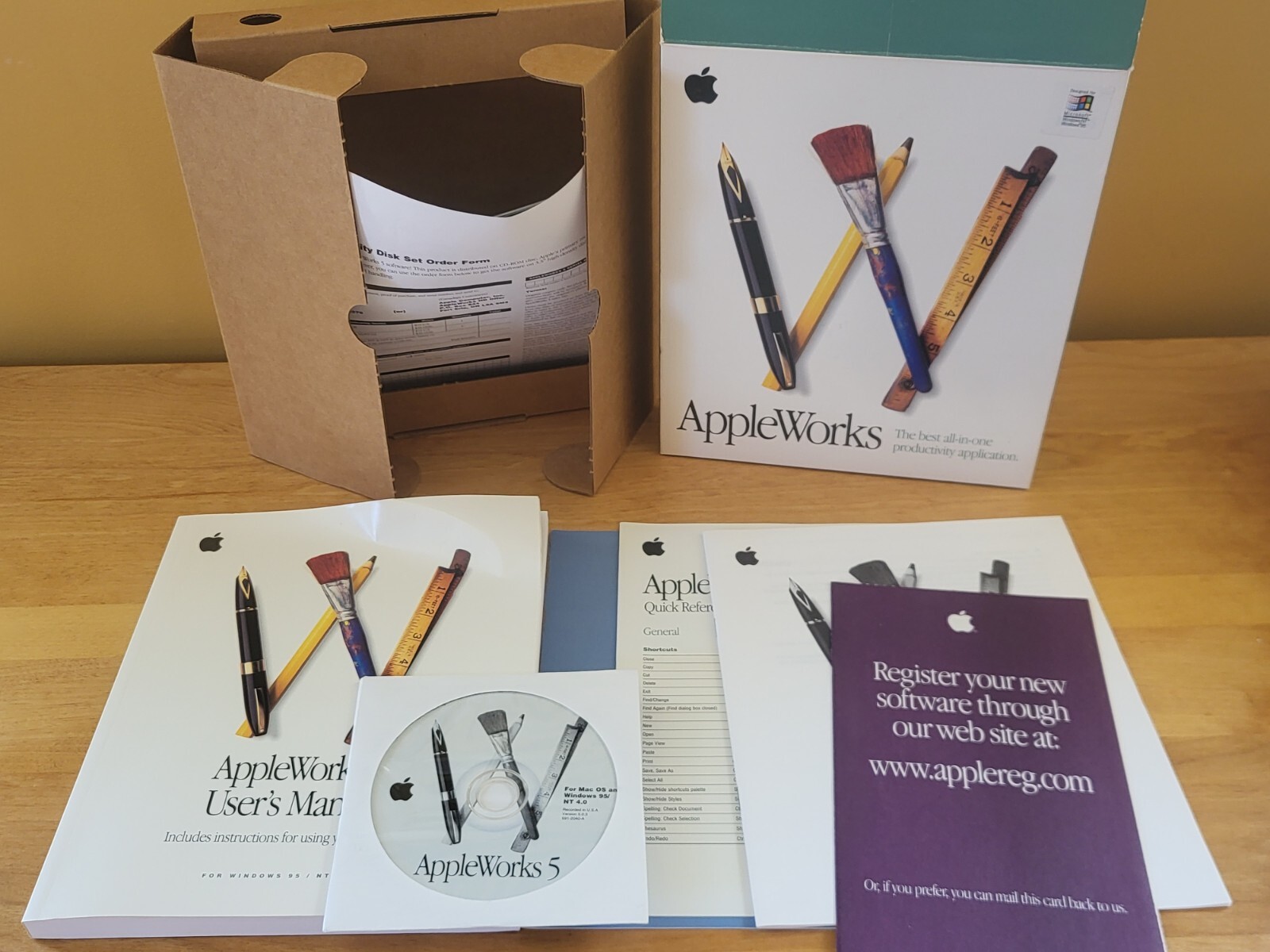AppleWorks 5 Software Version 5.0.3 SEALED MAC Windows