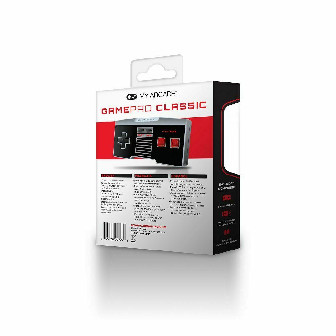 NEW & SEALED GamePad Classic Wireless Controller for NES Classic Edition Wii & U