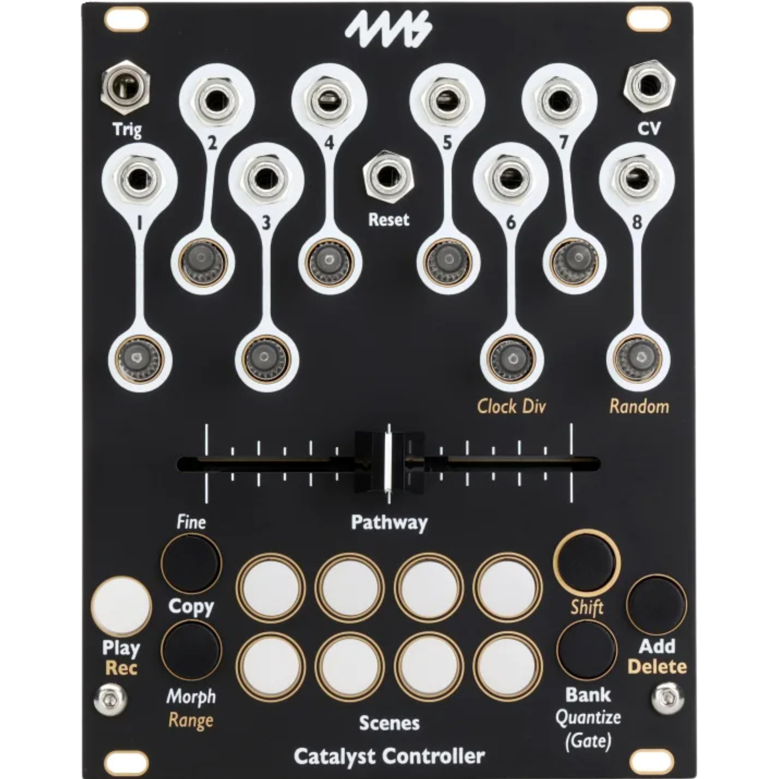 4MS Catalyst Controller Eurorack Synth Module, Black