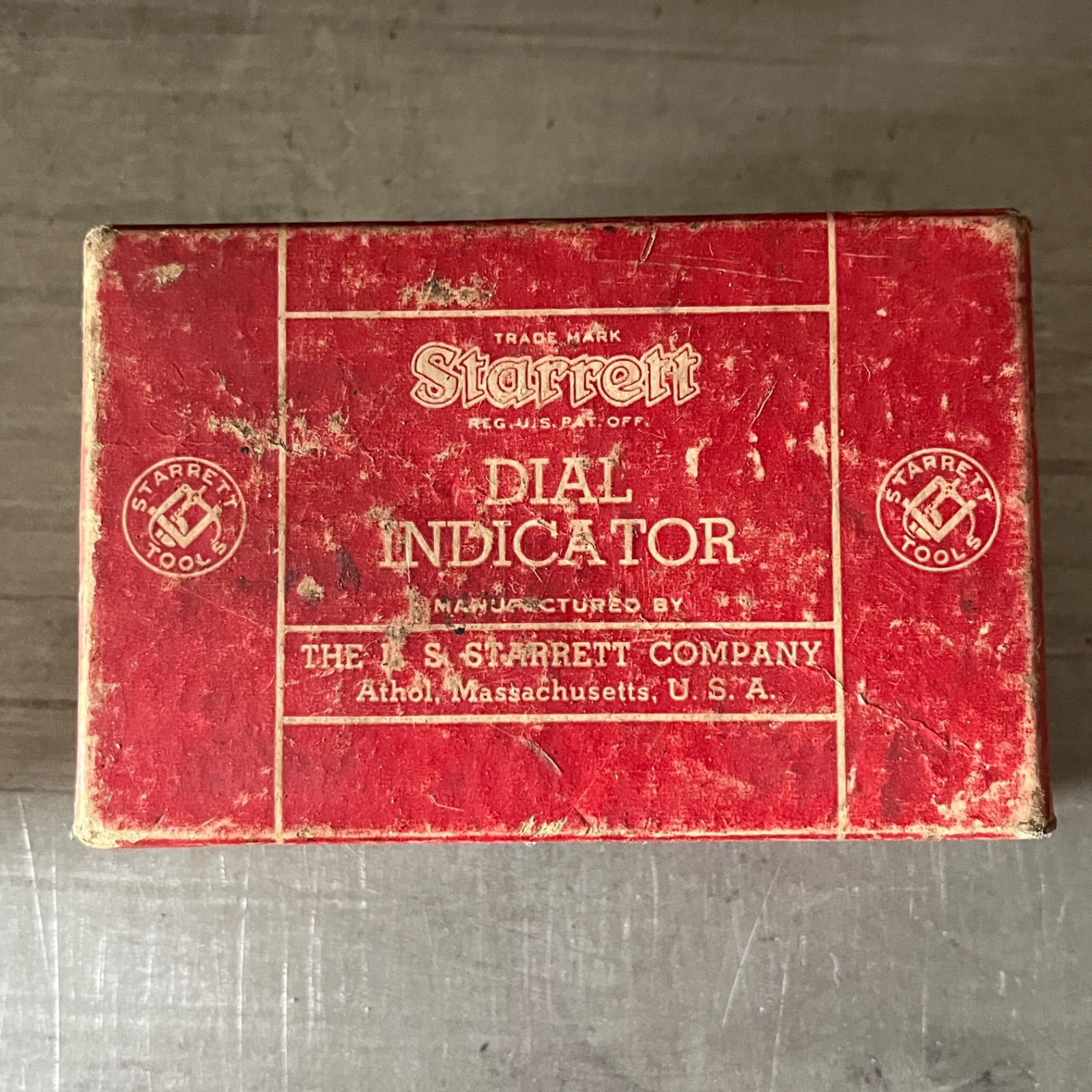 Starrett 196B Dial Test Indicator In Original Box