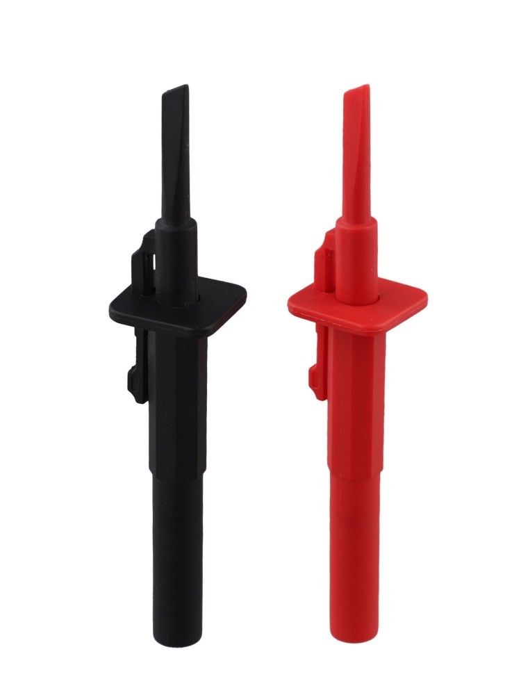 4mm Multimeter Probes Silicone Banana Socket for Quick Test Hook Clamp Spring