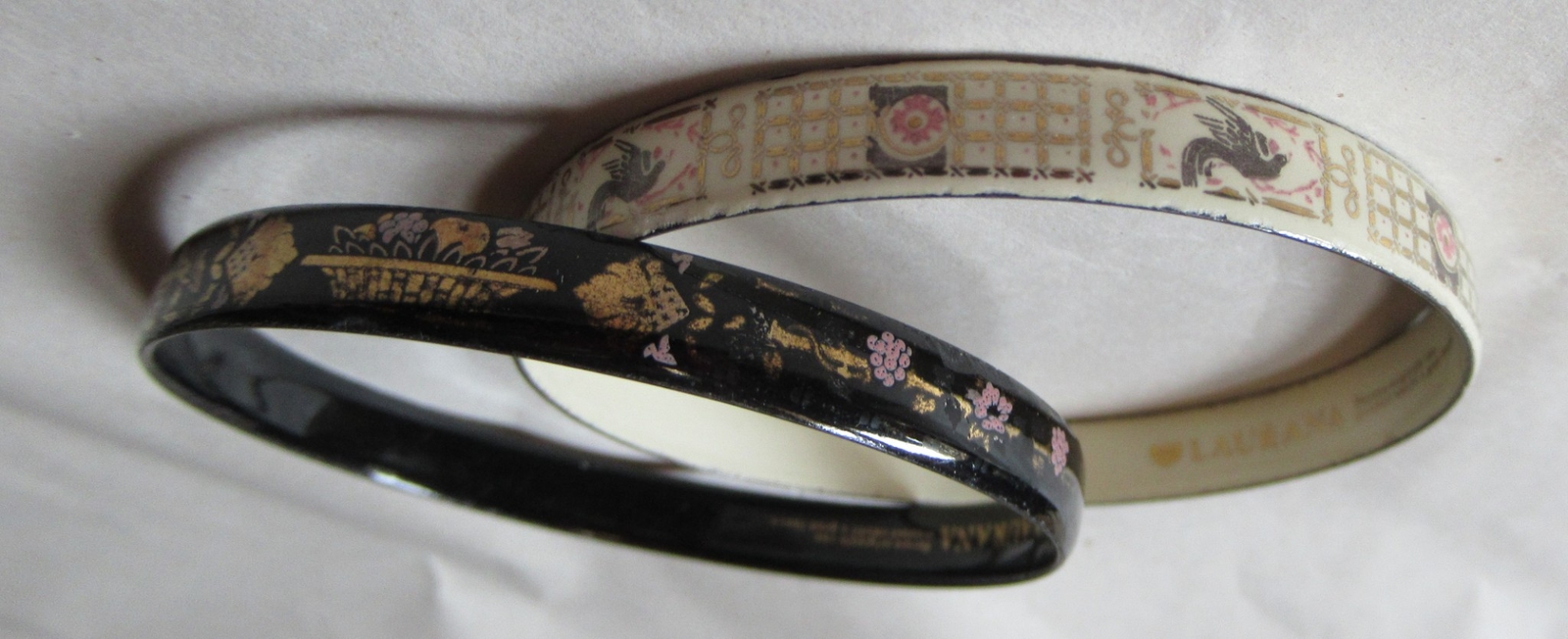 2 Laurana Enamel Bangle Bracelets