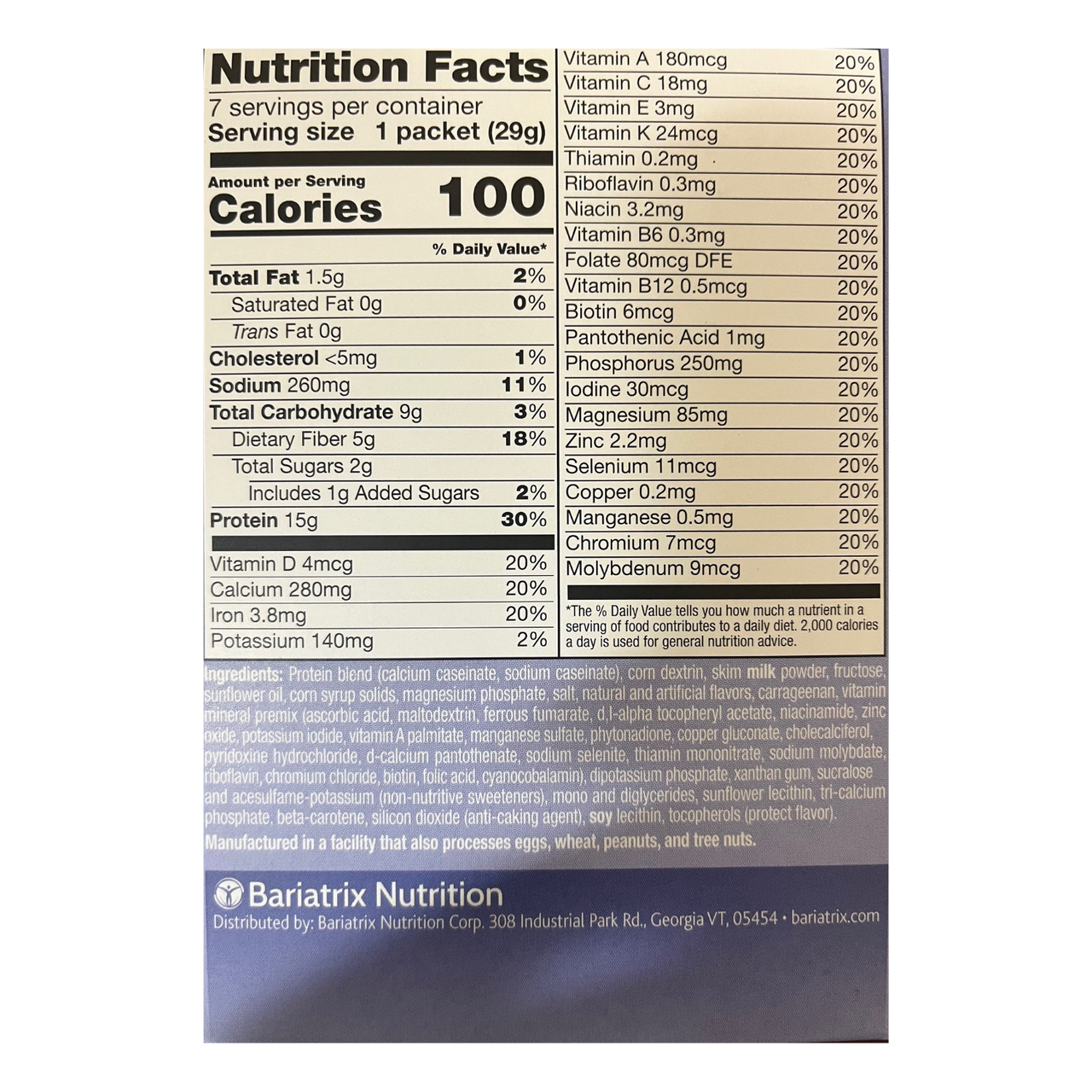 Proti Fit Vanilla Pudding/Shake Box - Ideal Protein Compatible