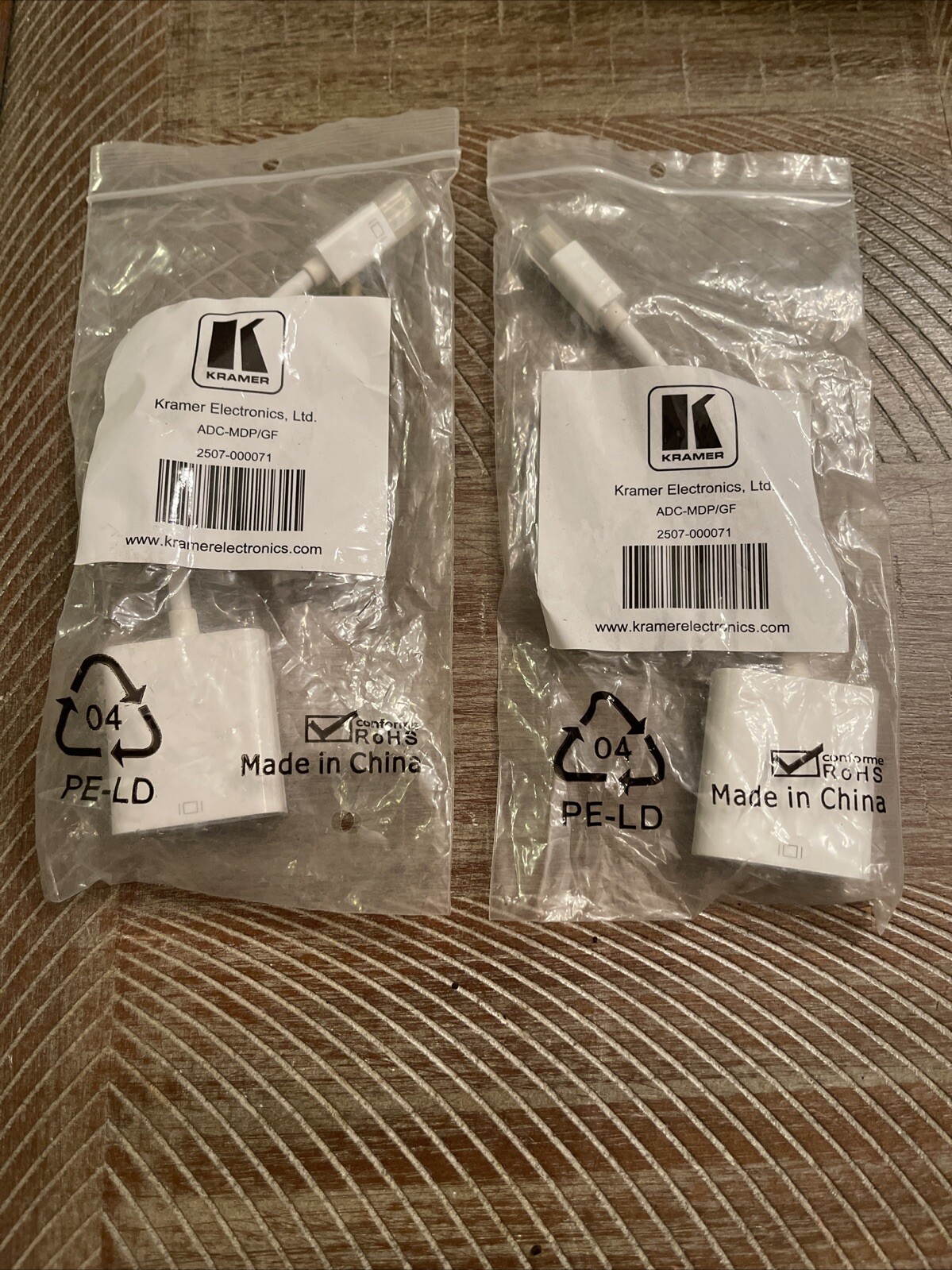 Kramer ADC-DPM/GF Adapter Cable DisplayPort Male to 15-pin HD Female 1 Ft Lot 2