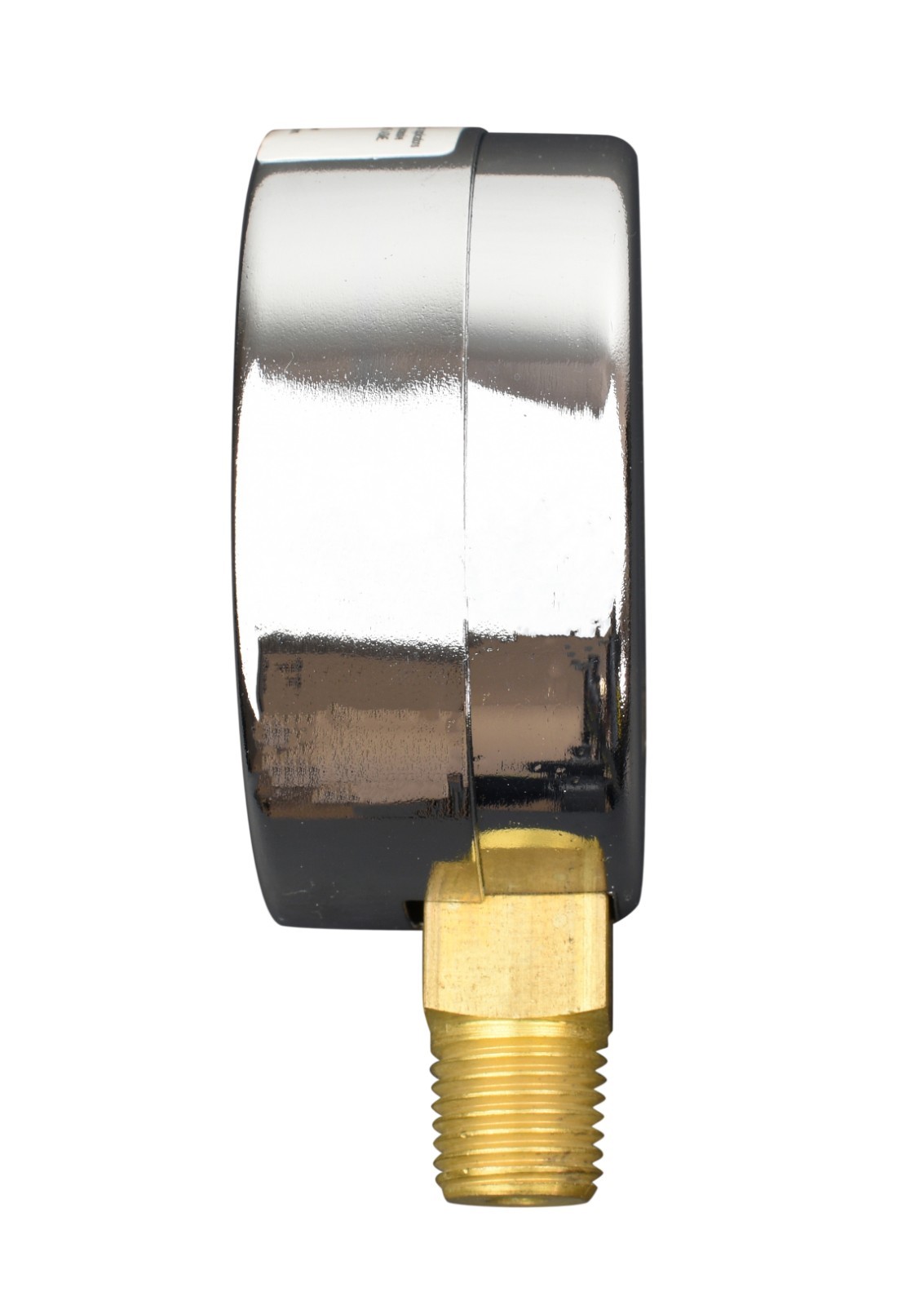 2-1/2" Pressure Gauge - Chrome Plated Steel Case, 1/4"NPT, Lower Mnt. 2000 PSI