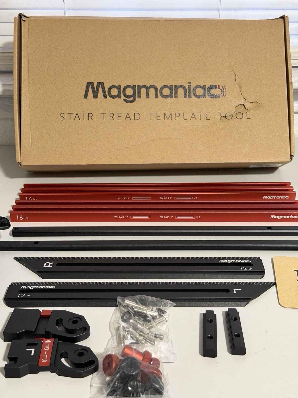 Magmaniac Stair Tread Template Tool Gauge Jig Measurement Tool