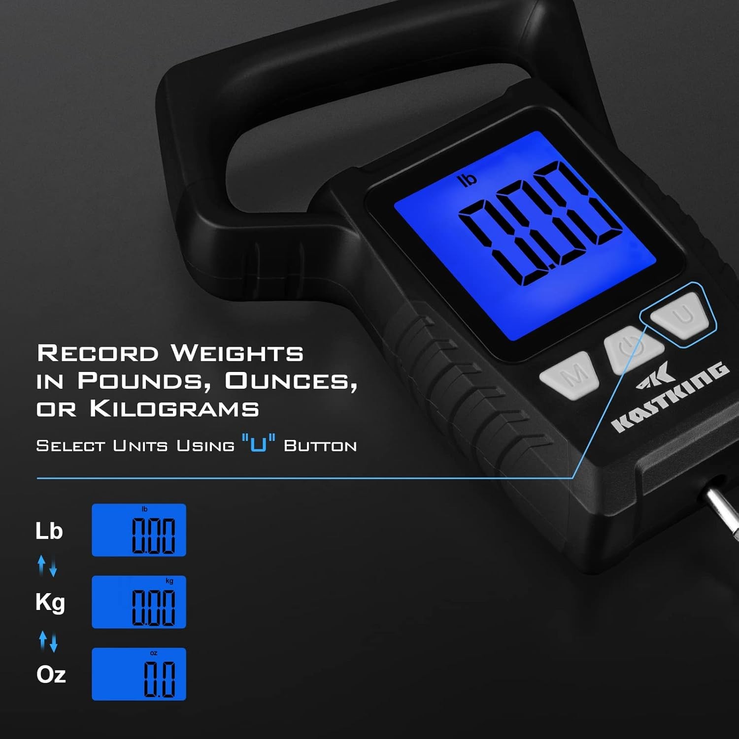 KastKing Fish Scale, WideView Floating Waterproof Digital Scale