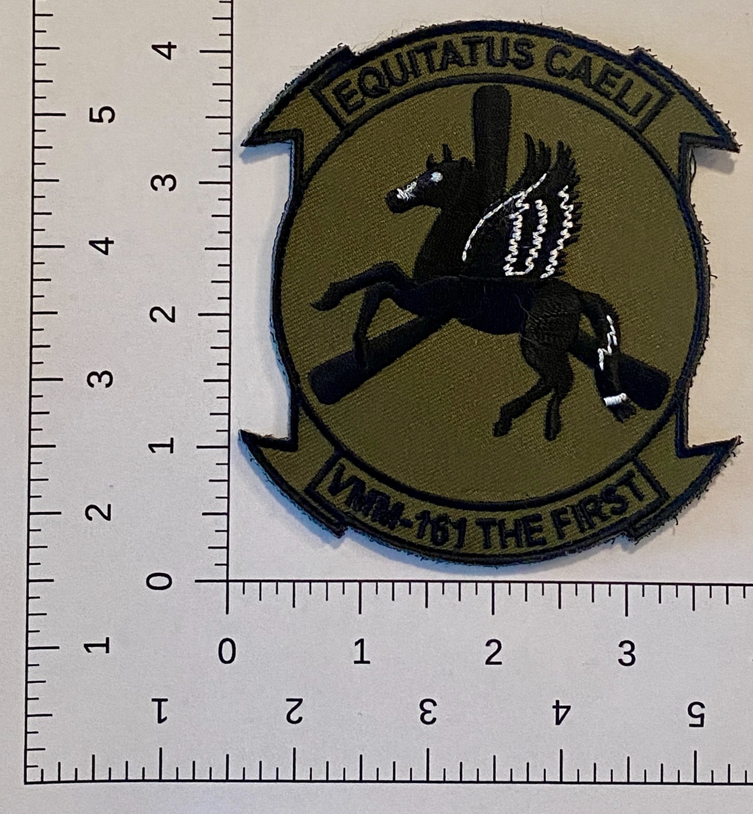 VMM-161 The First Patch Equitatus Caeli Embroidered