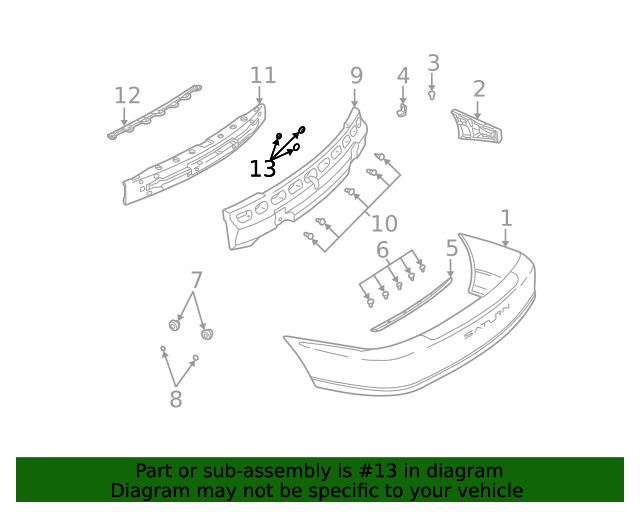 Genuine GM M8x1.25 Multi-Purpose Nut 11514519