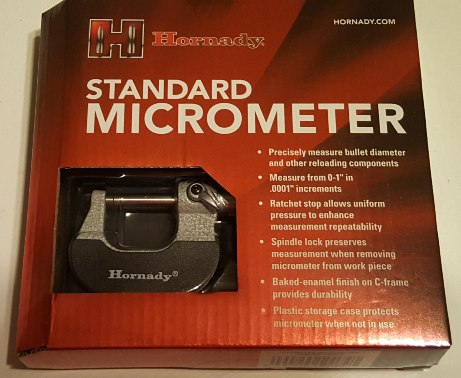 SALE! 050072 HORNADY MICROMETER 0-1" - BRAND NEW - FREE SHIP IN THE USA!