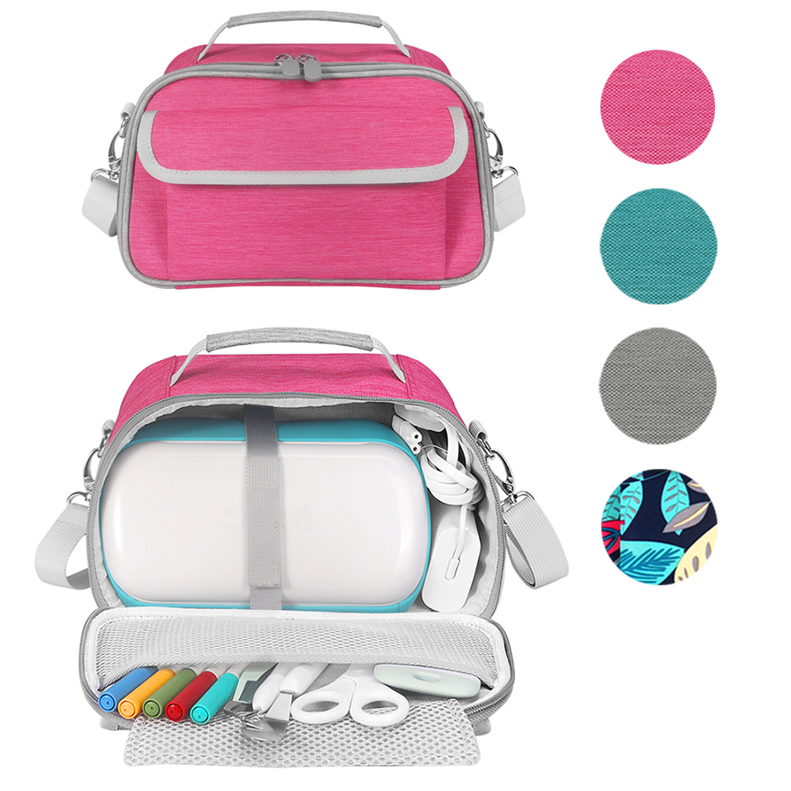 Gray/Green/Printing Storage Bag Carrying Case Protective Case For Cricut Joy