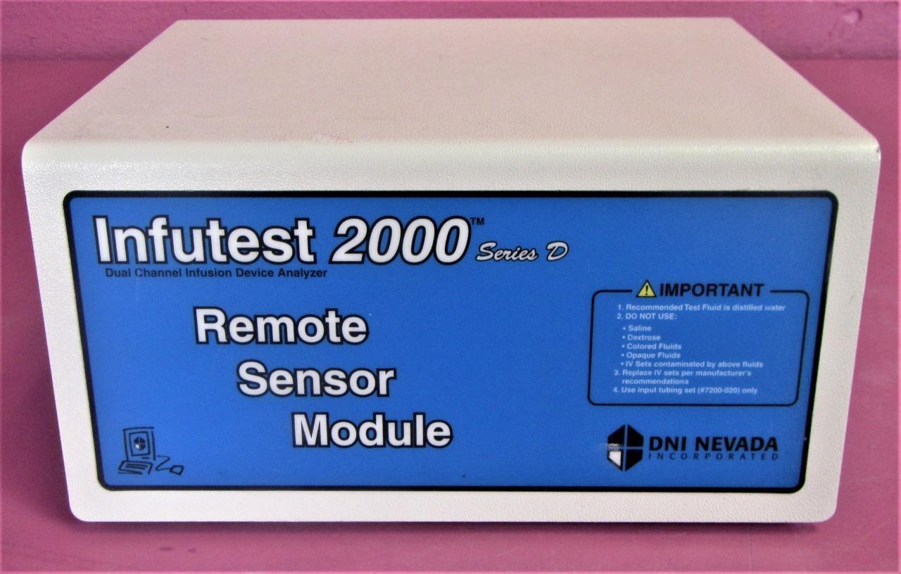 DNI Nevada Infutest 2000 Infusion Device Pump Analyzer Remote Sensor Module