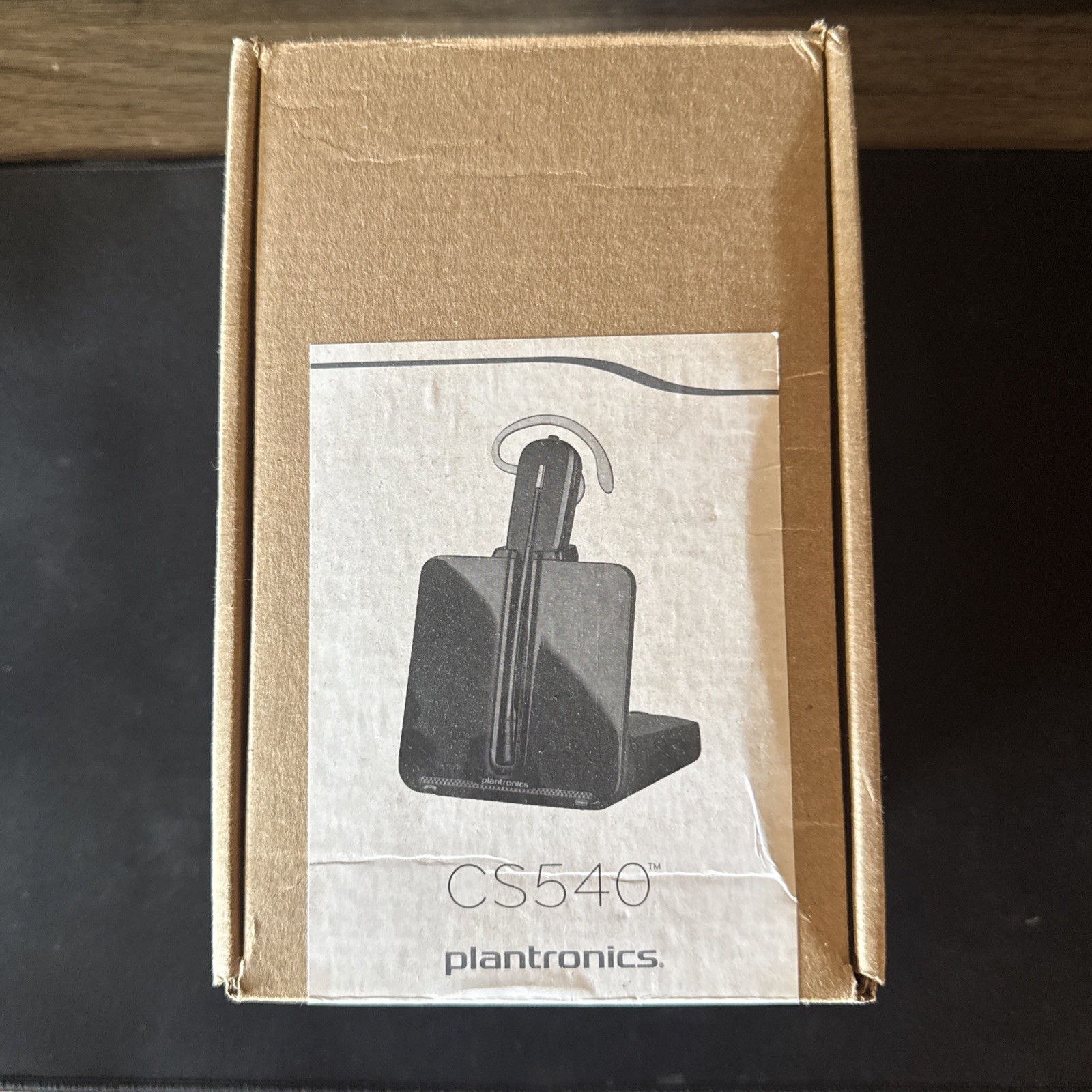PLANTRONICS Poly CS540 Wireless DECT Headset Black New