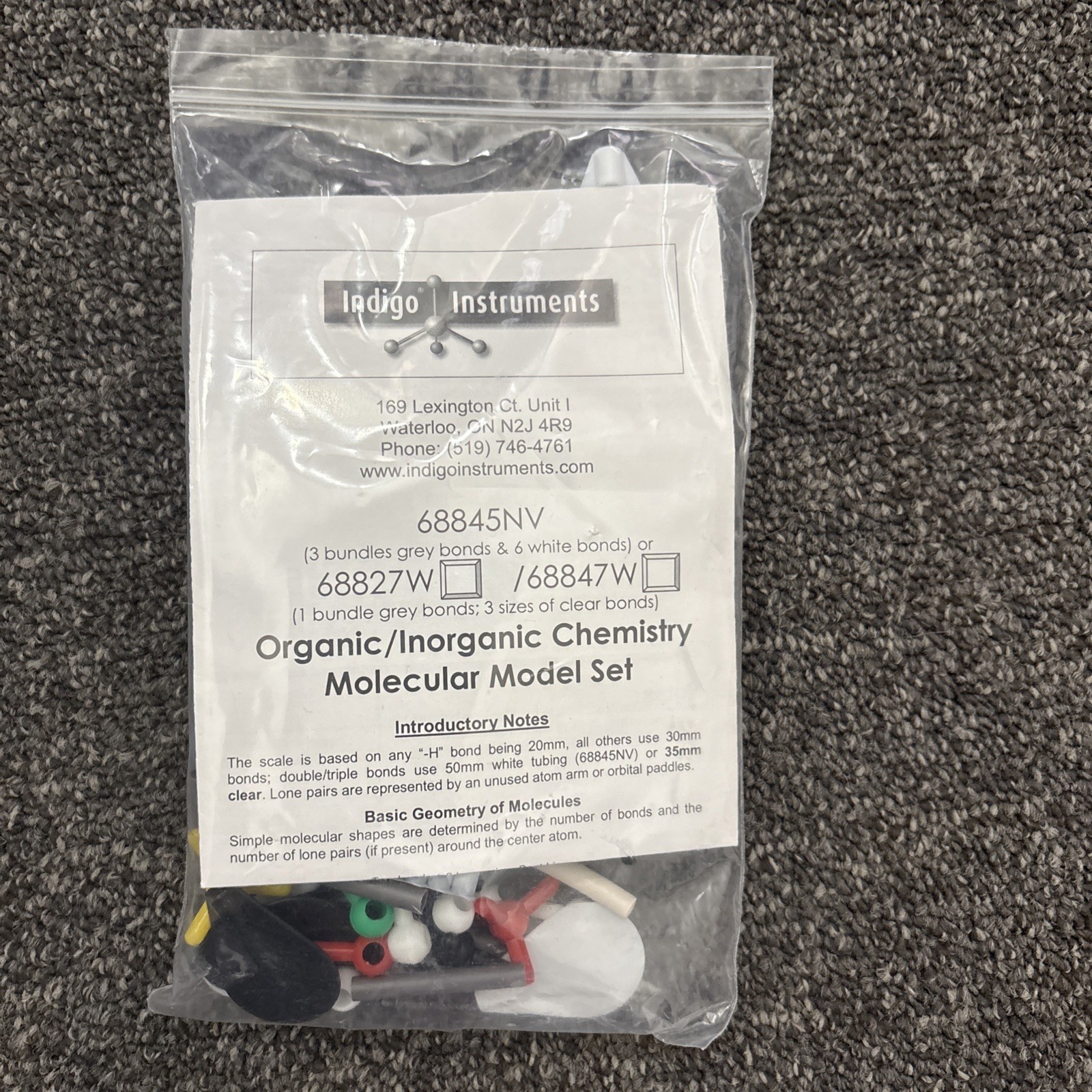 Indigo Instruments Chemistry Model Set