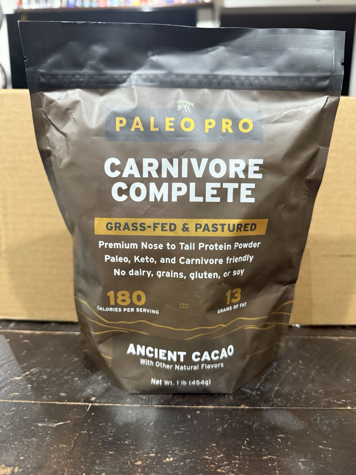 Paleo Pro Carnivore Complete 1lb Ancient Cacao Grass-Fed Pastured Keto Carnivore