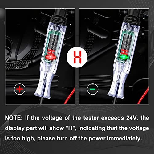Automotive Test Light - 3V-48V Digital Fuse Tester - Automatic