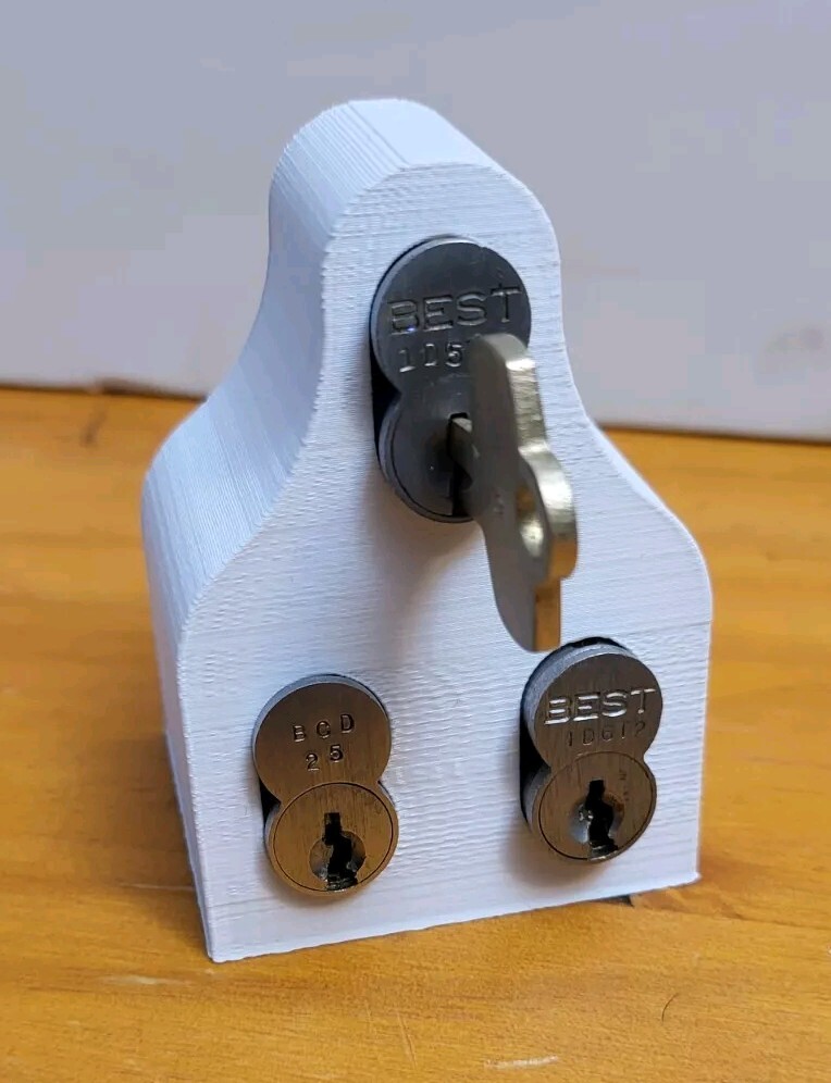 SFIC Stand X3 - Best 6/7 Pin, Etc - Shelf Desk Display Mount Stand - Locksport