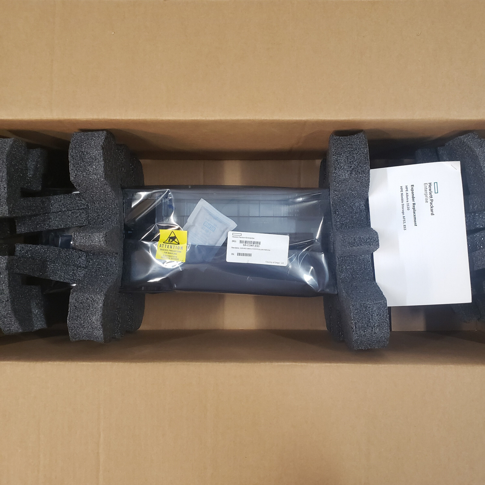 HPE Nimble Storage ES3 Disk Array Controller (4x 12Gbps SAS) SR-CONT-ES3