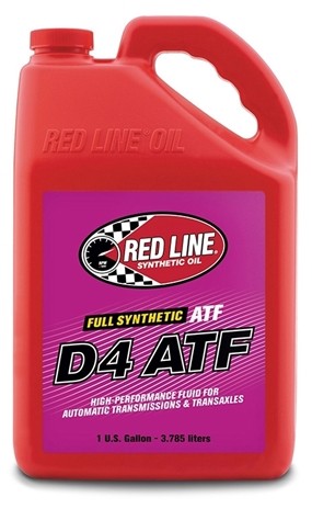 Red Line Oil Transmission Oil D4 ATF Synthetic 1 Gallon - Case of 4