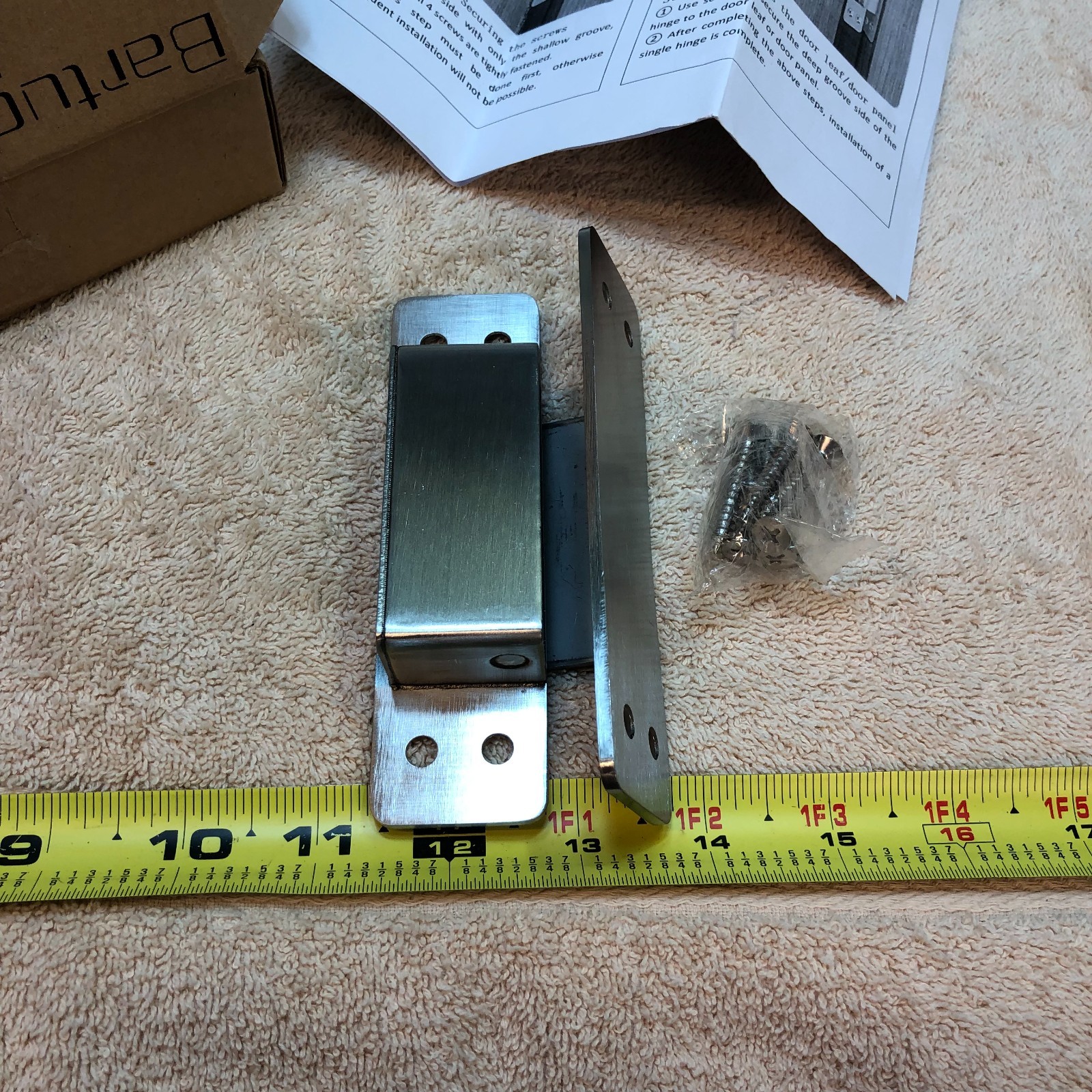BARTUDA STAINLESS STEEL HEAVY DUTY INVISIBLE HINGE