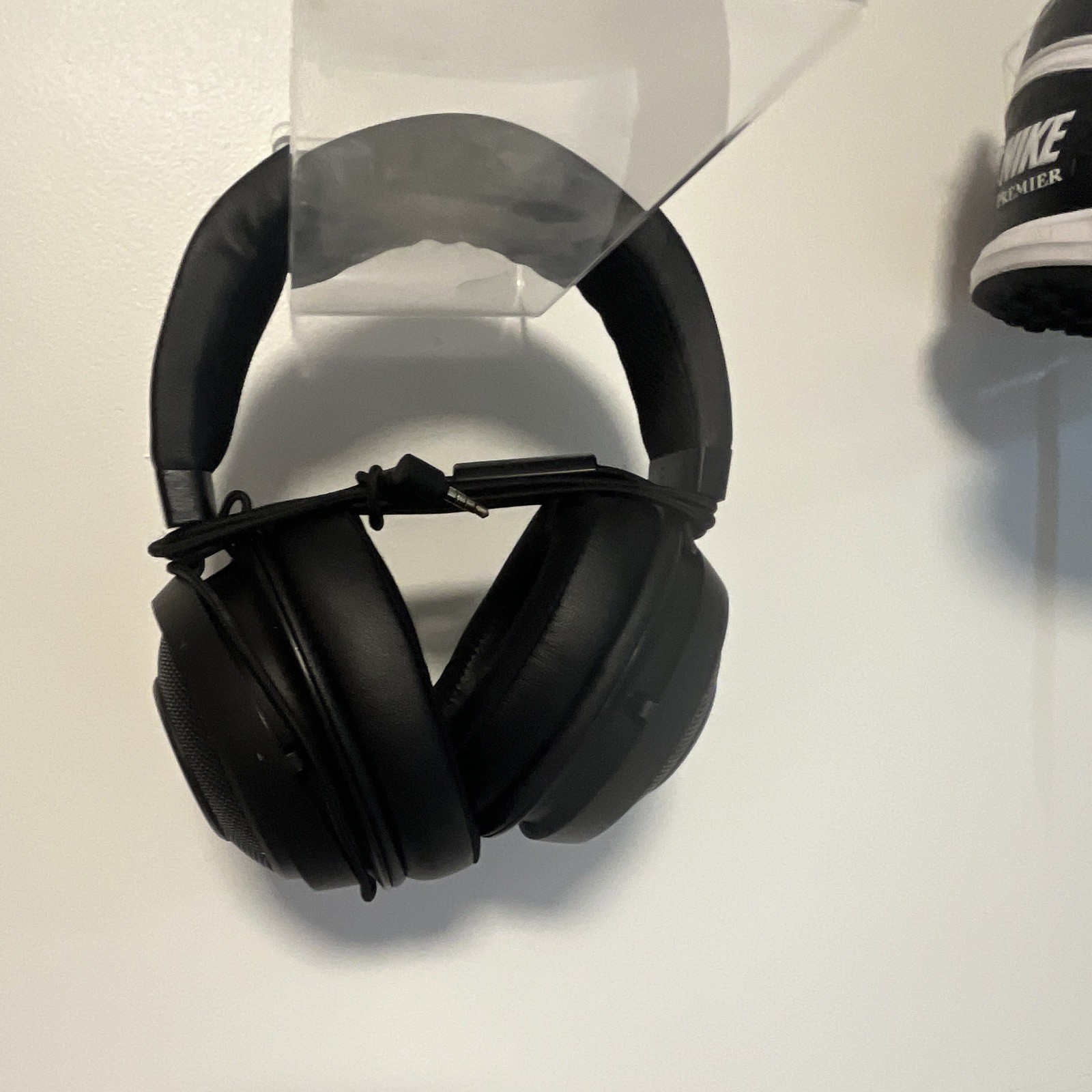 Black Wired headset Razer brand over ear