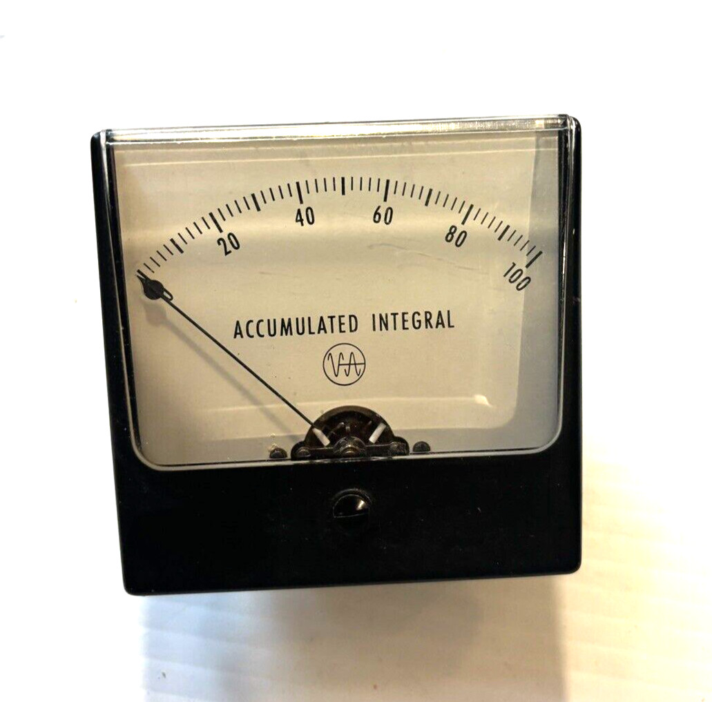 ACCUMULATED INTEGRAL PANEL METER 0-100 MADE BY SIMPSON USA