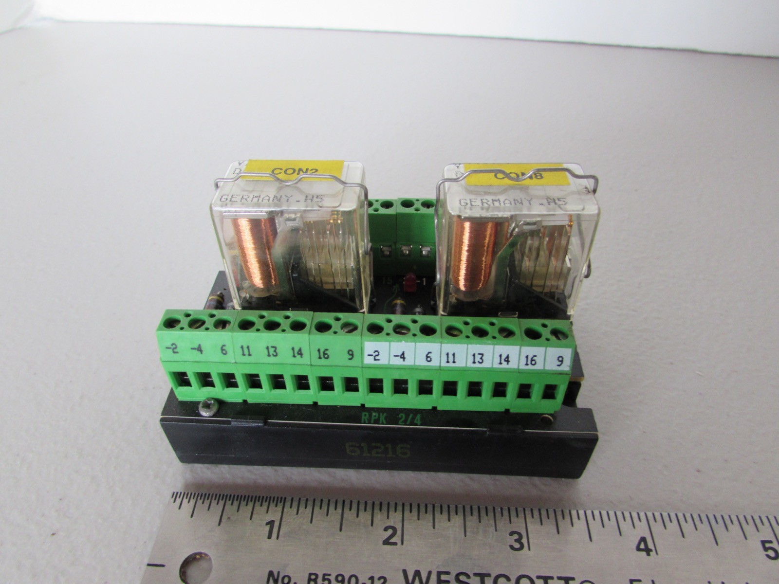 Murrelektronik Art. No. 616010 Relay board Assembly Germany RPK 2/4 63126 Trump