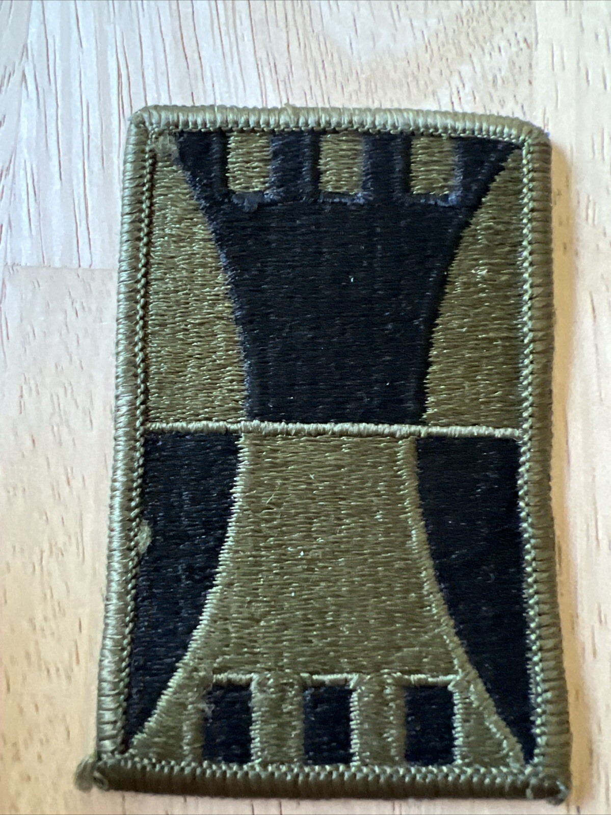 U.S. Army 416th Engineer Brigade Subdued ACU Sew On Shoulder Patch Insignia BDU