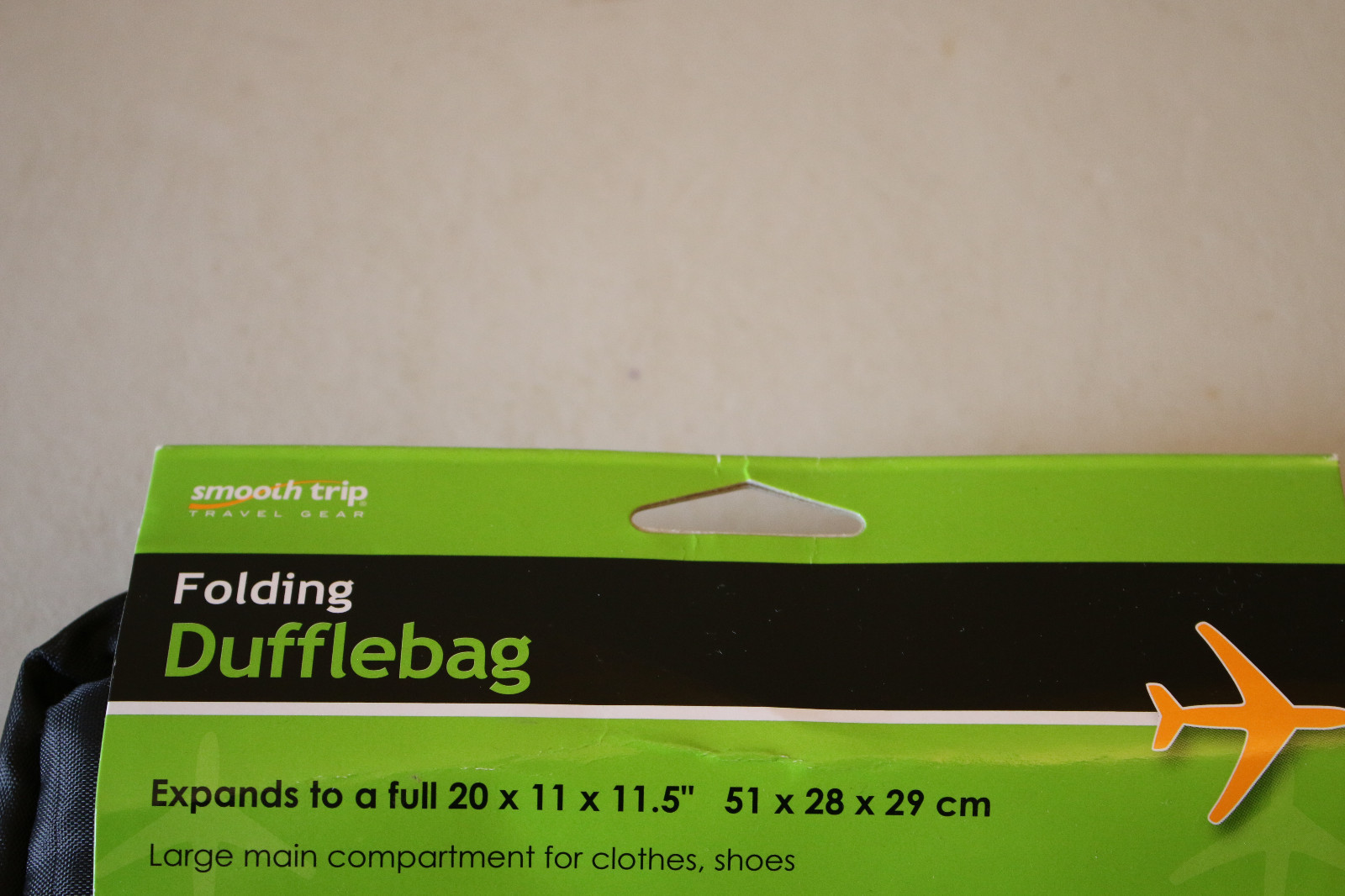 Smooth Trip Folding Expandable Dufflebag 20x11x11.5 Brand New