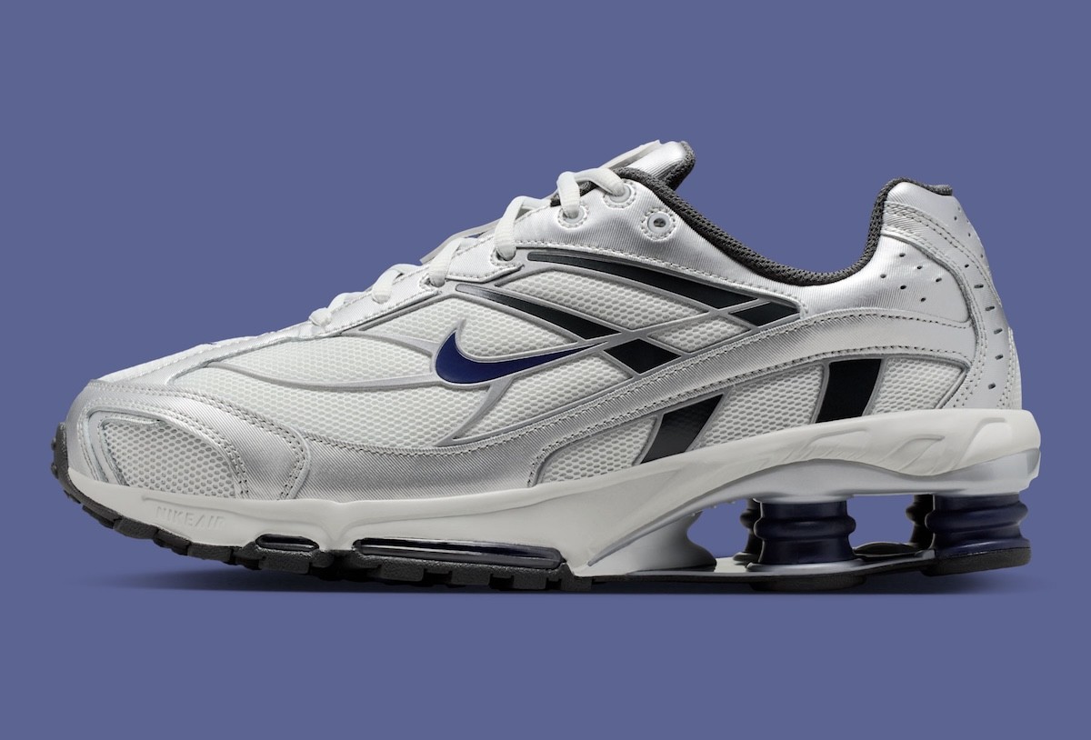 Nike Shox Ride 2 Photon Dust Metallic Silver Midnight Navy IO1449-025 sz 7 Men's