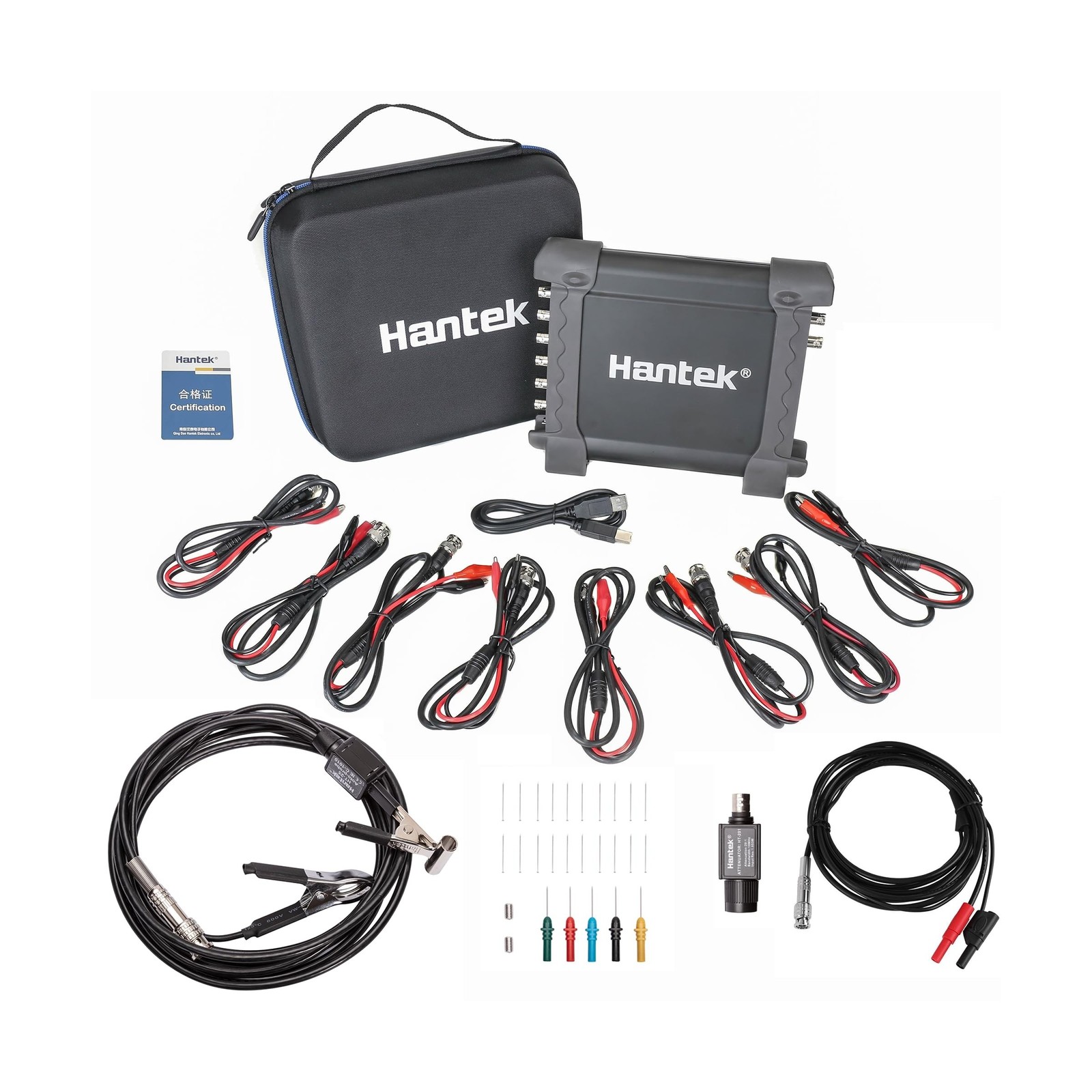 Hantek 1008C+HT201+HT30A+HT307 PC USB 8CH Automotive Diagnostic Digital Oscil...
