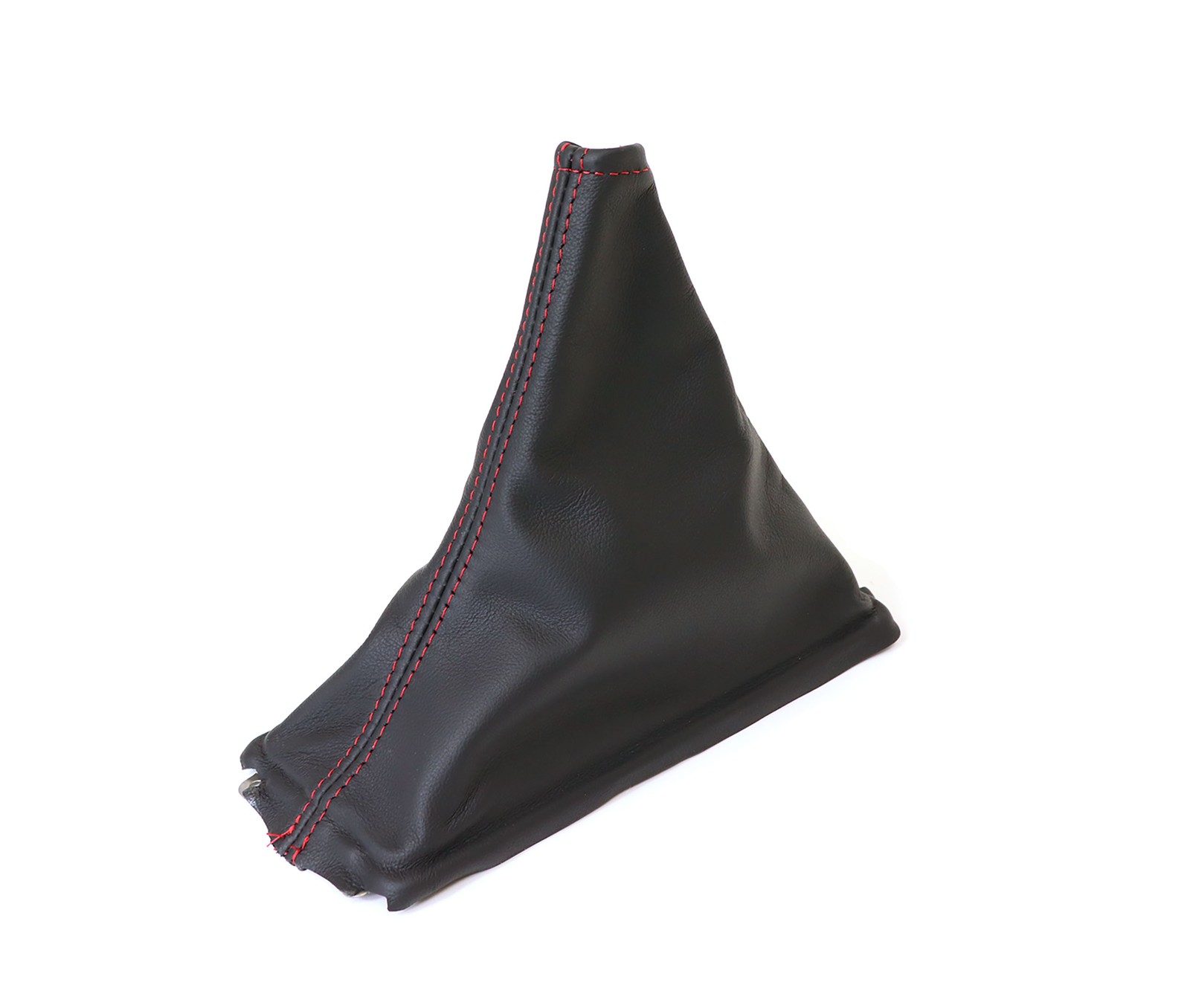 Leather Shift Boot-Black W/Red Stitching-Manual Trans for 1989-1996 C4 Corvette