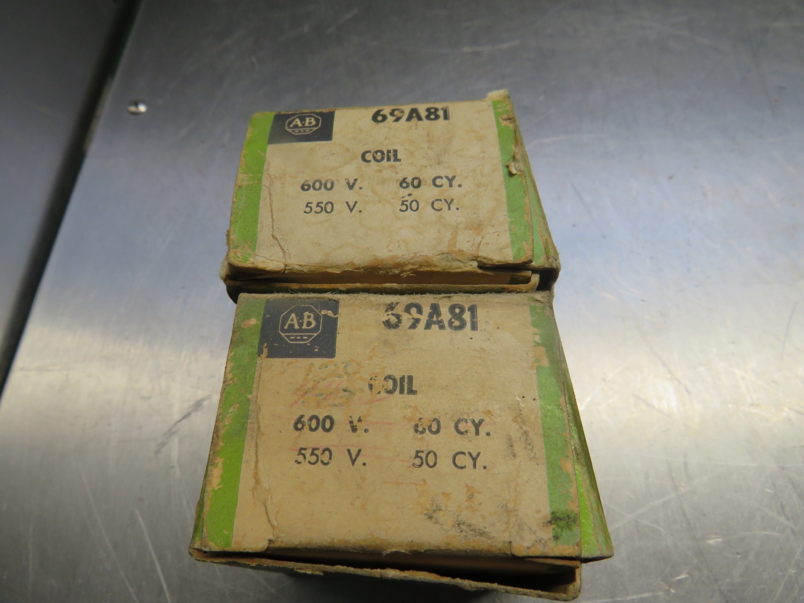 Allen Bradley 69A81 Coil 600V Lot of 2!