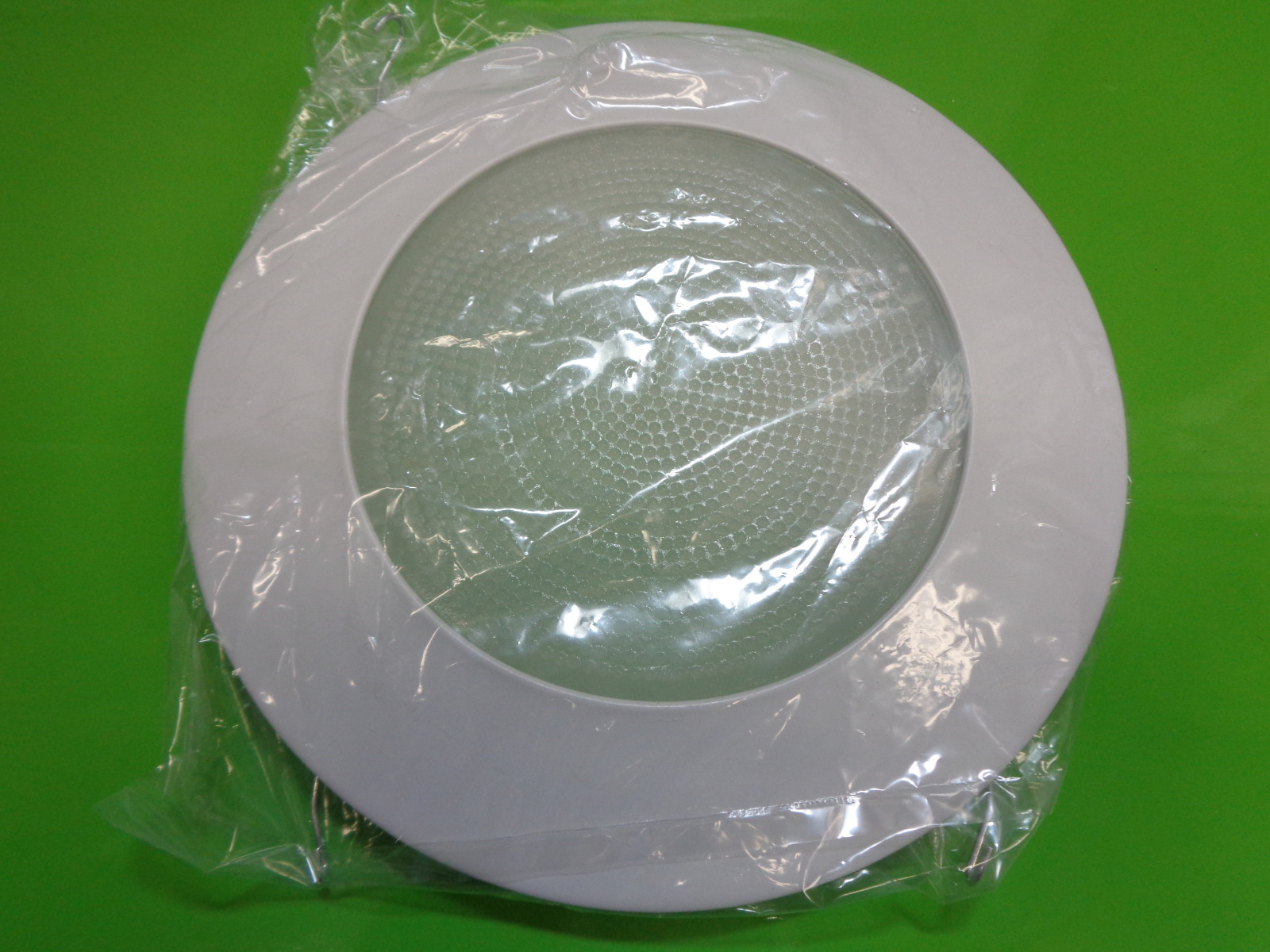 Premier 400350WH, 6" Albalite Lens Shower Trim w/Frosted Glass, 09-6TALBA, NEW