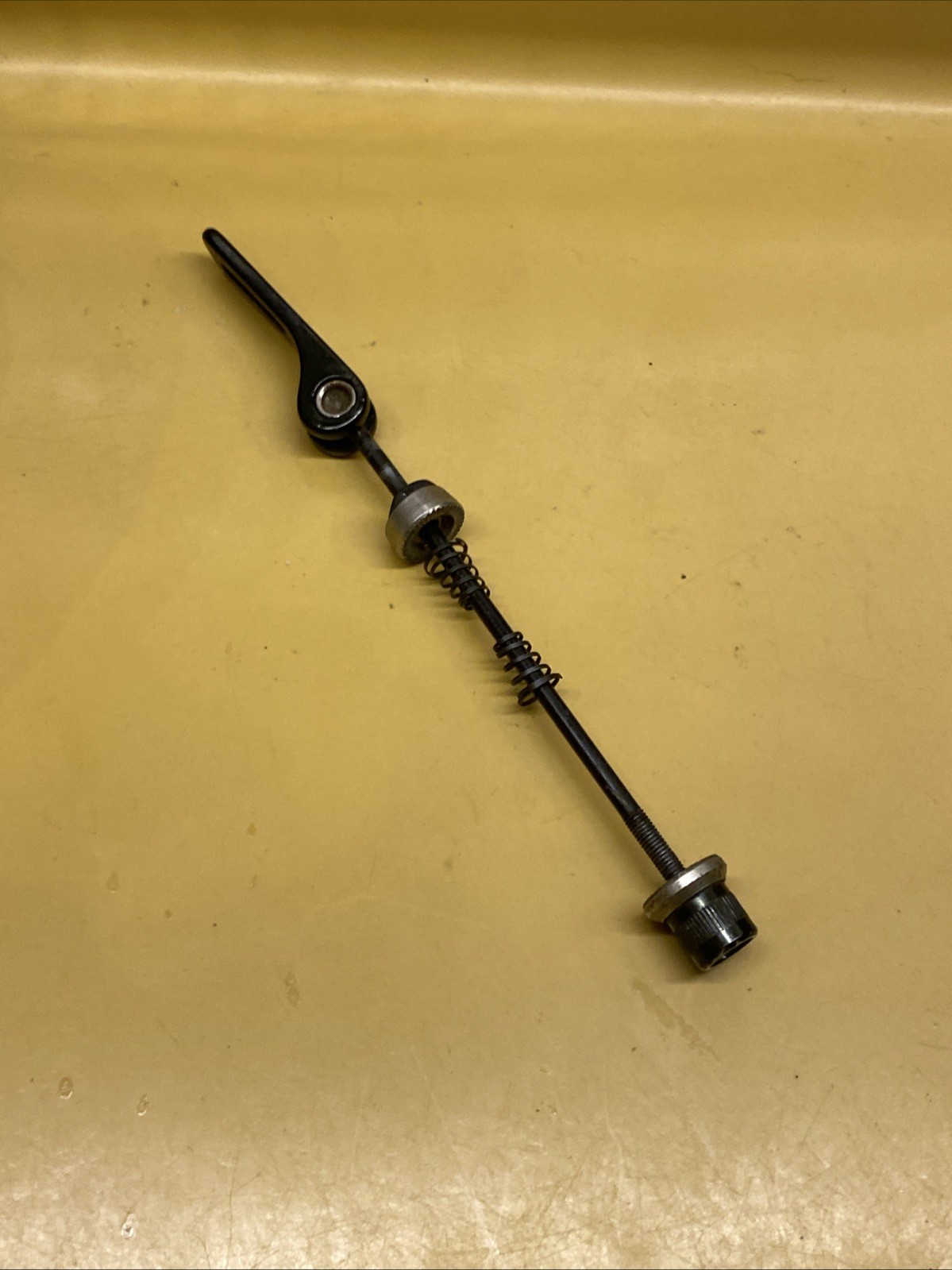 Black Cannodale Coda Front 100mm Steel Spindle Quick Release Skewer