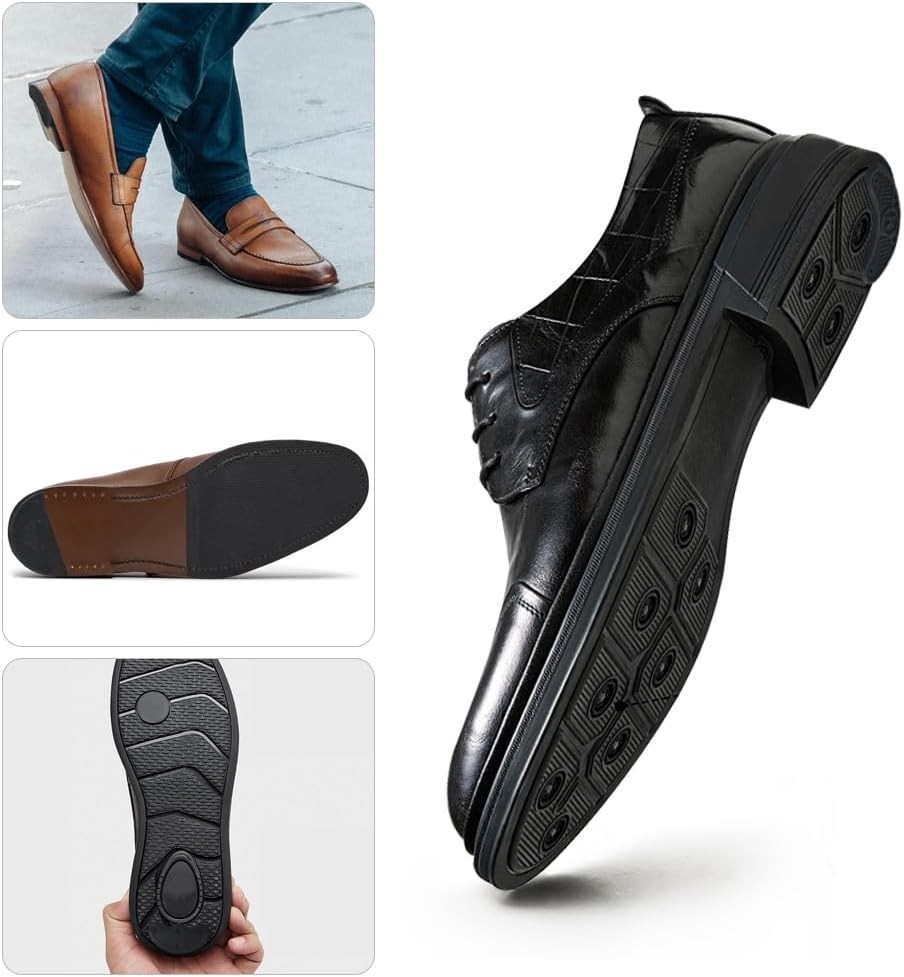 Versatile 30PCS Black Heel Taps – Durable, Non-Slip Solution for Shoes
