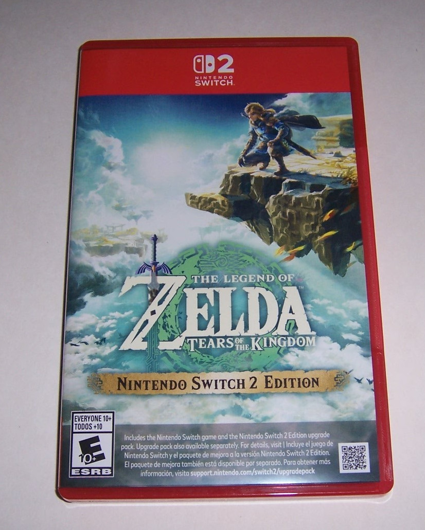 Original Box Case Nintendo Switch 2 for The Legend of Zelda Tears of the Kingdom